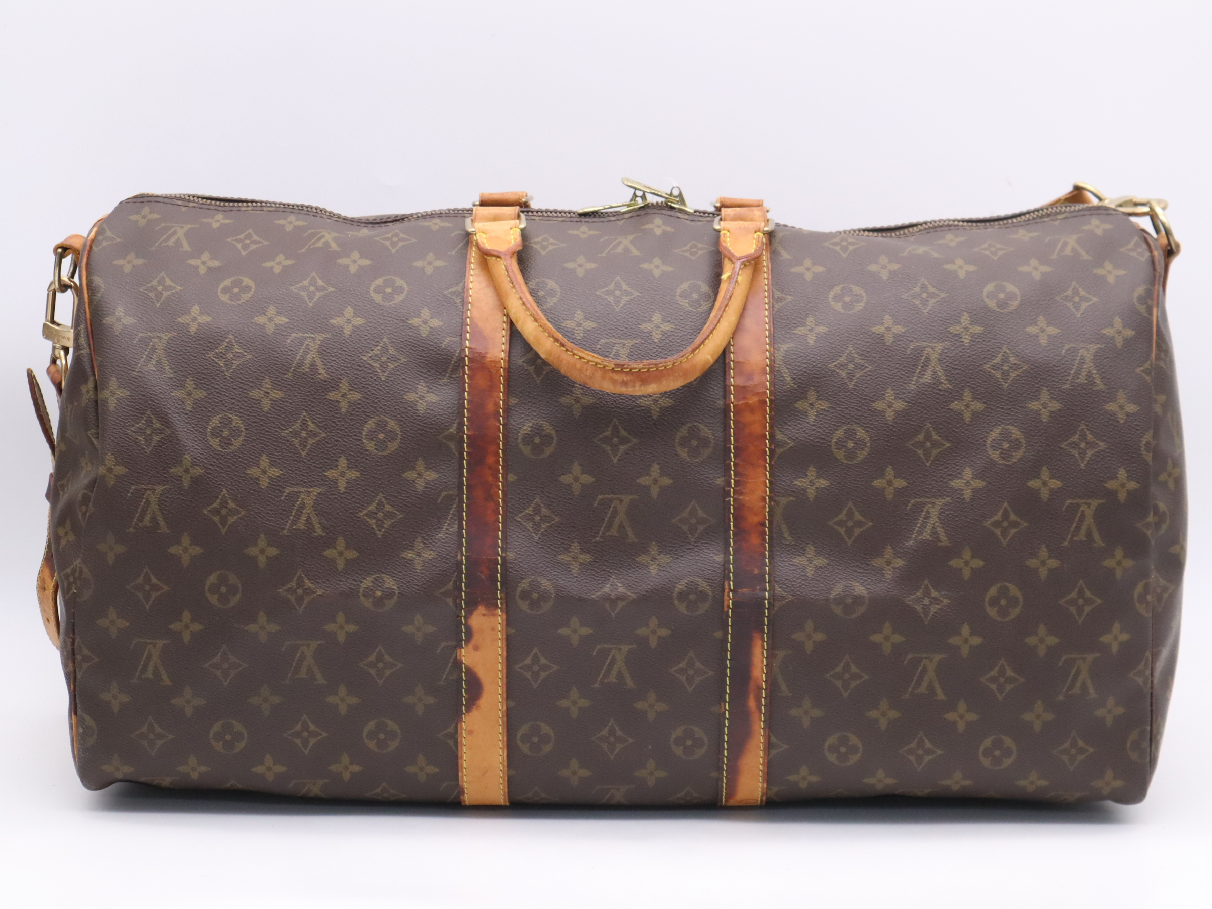 M41414 Monogram Keepall Bandoulière 55 Boston Bag with Shoulder Strap — view 2
