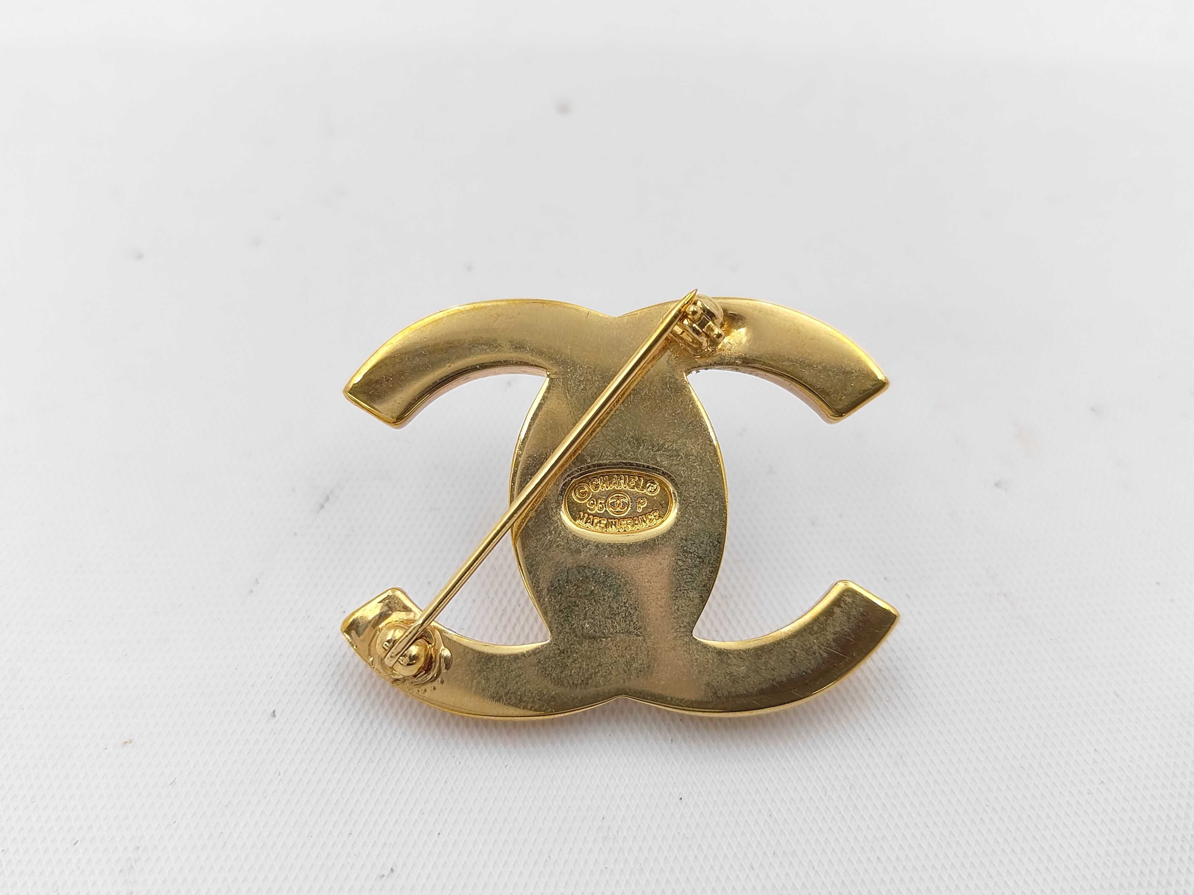 Brooch, Coco Mark Gold Brooch — view 2