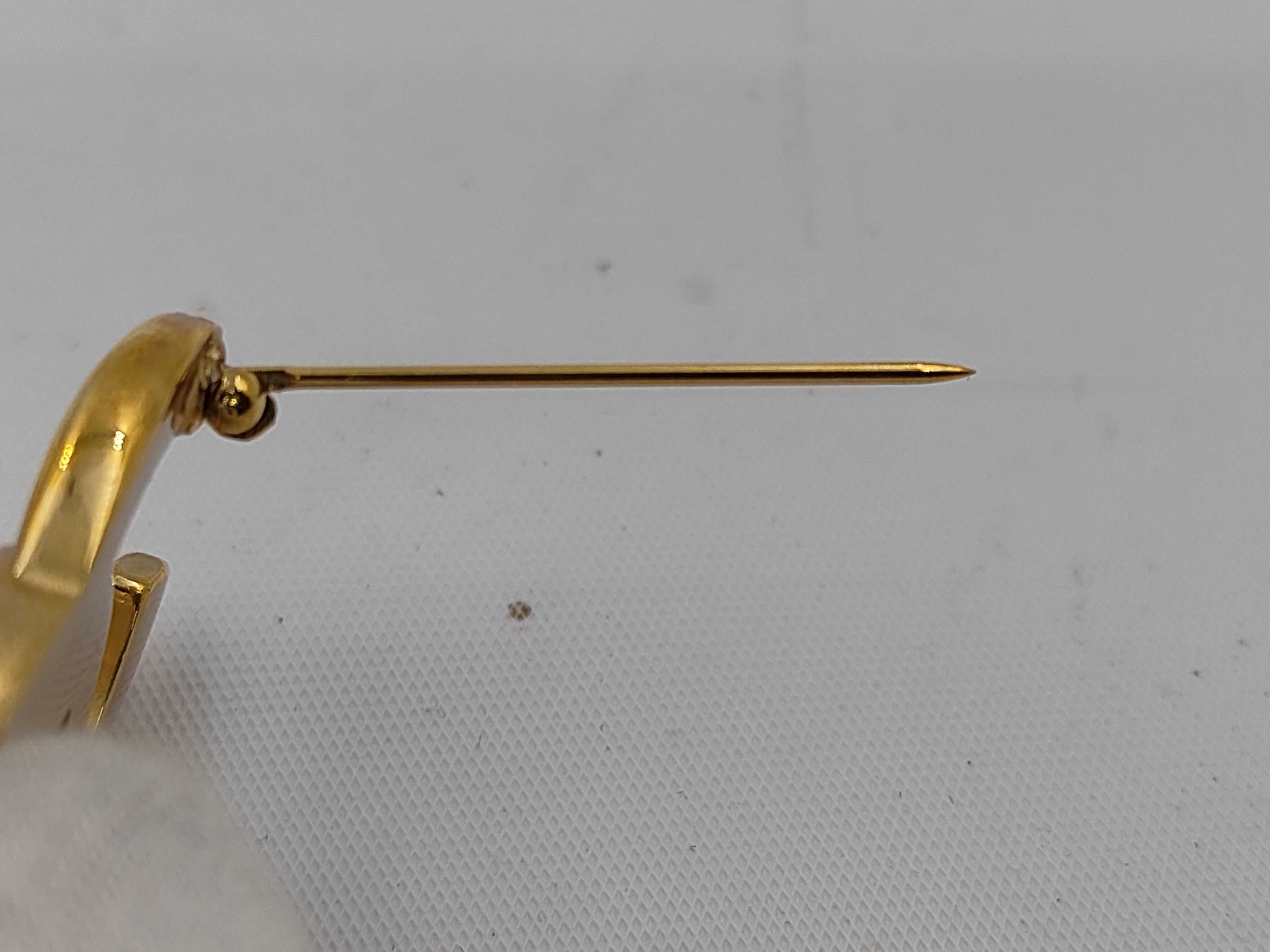 Brooch, Coco Mark Gold Brooch — view 3