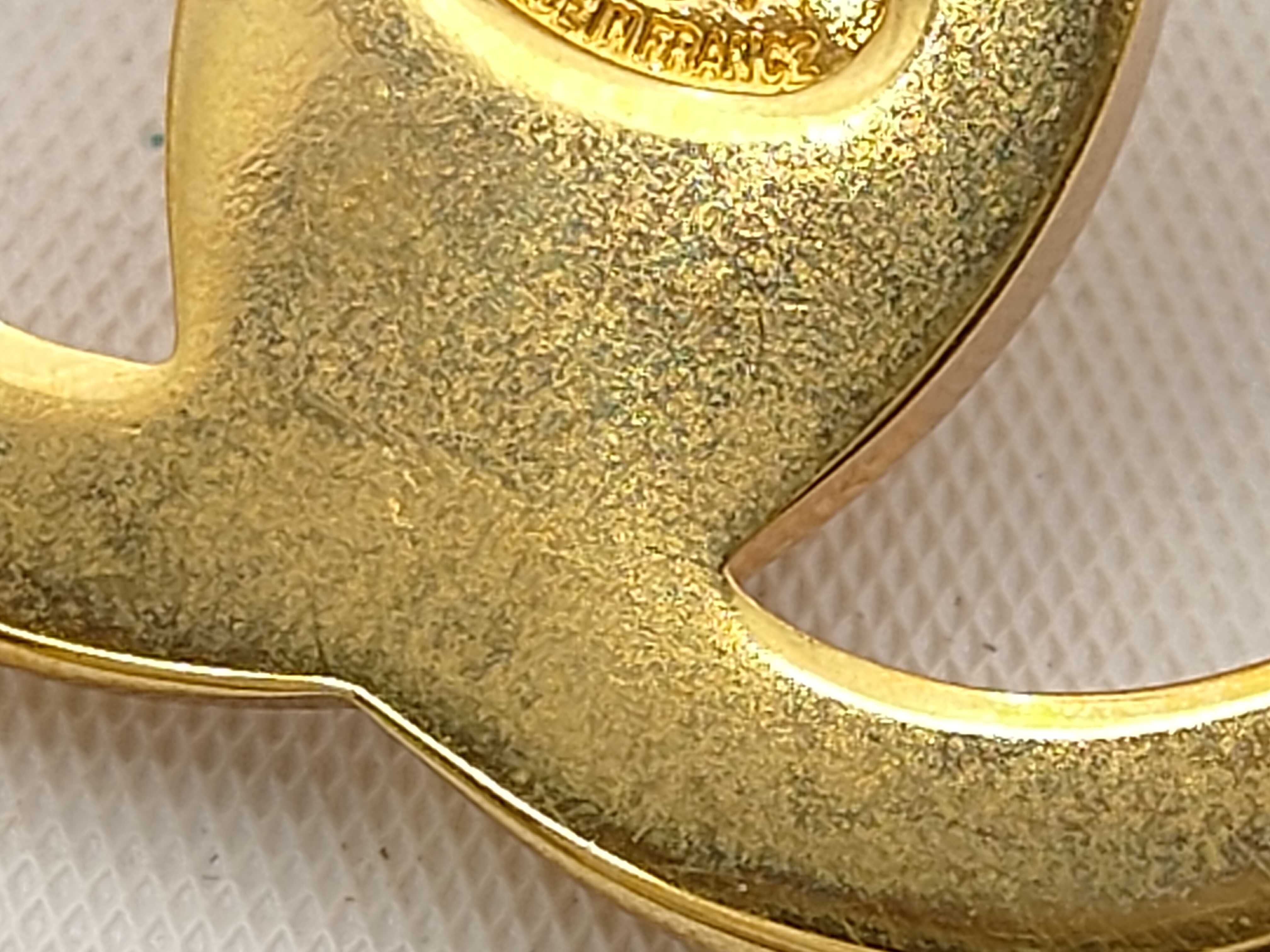 Brooch, Coco Mark Gold Brooch — view 6