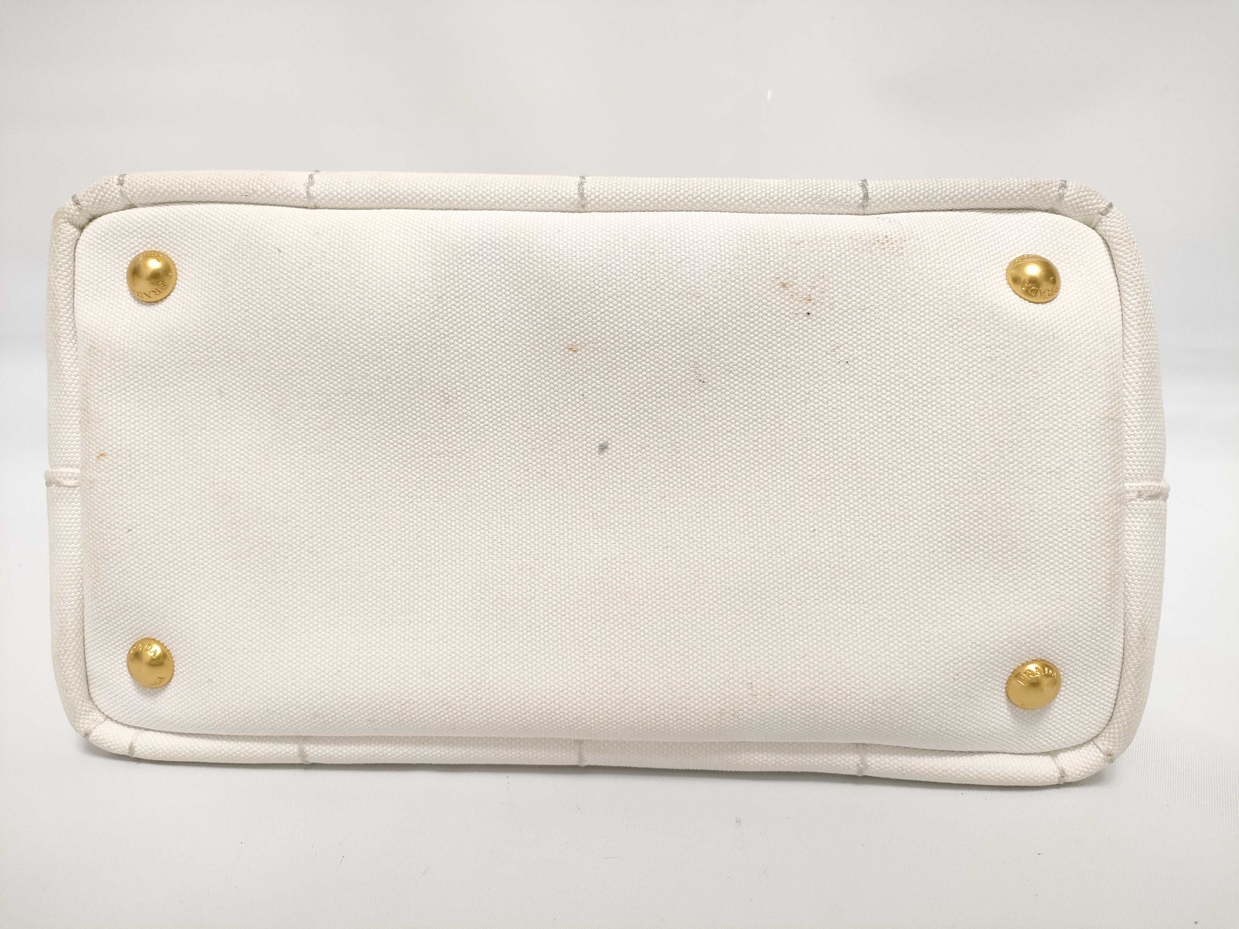 Canapa Canvas Handbag, White — view 7