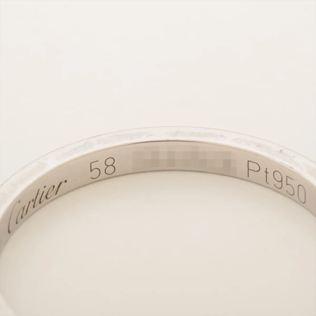 Ballerina Ring, Pt950, 3.8g, Size 58, GUU926, CRB4071958 — view 4