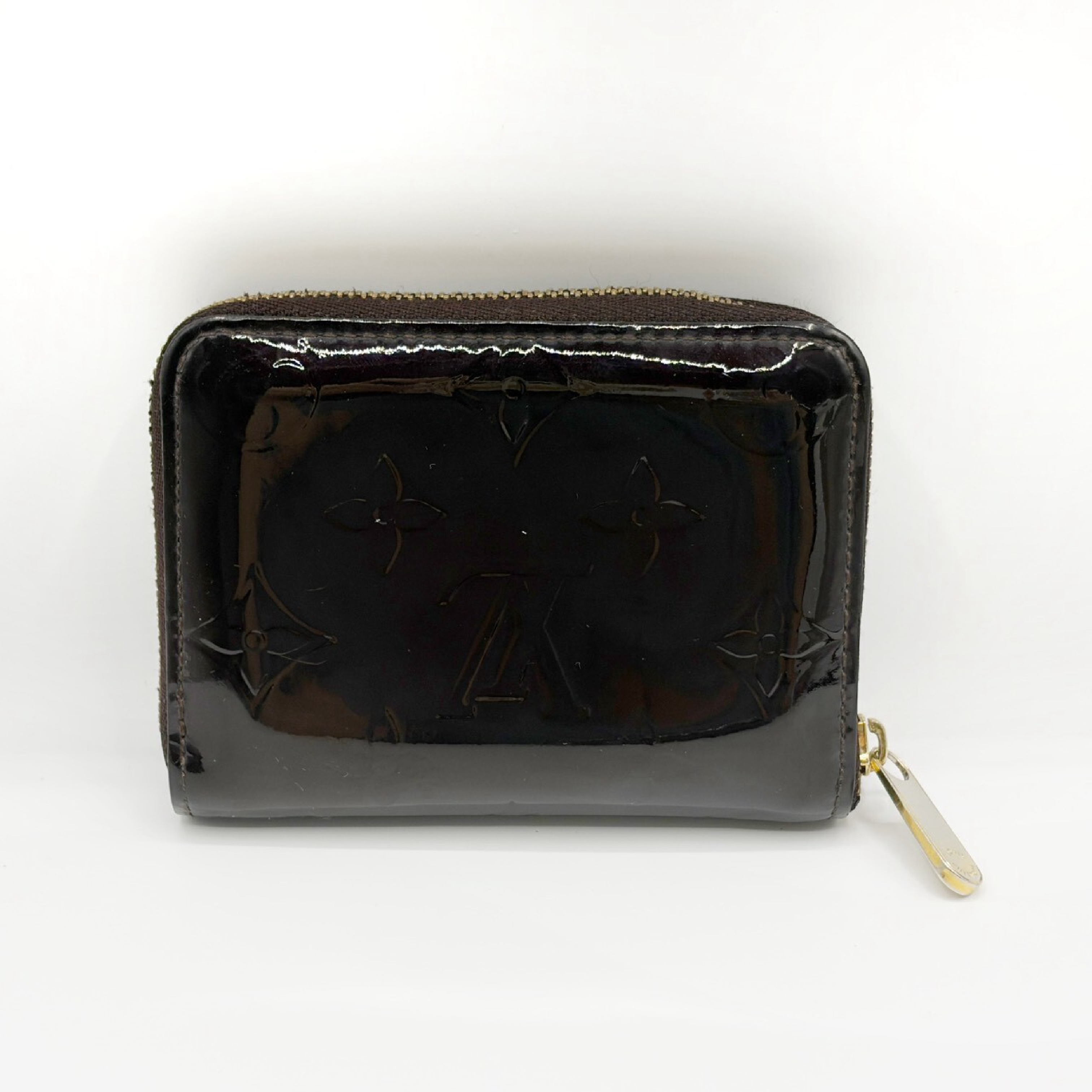 Monogram Vernis Zippy Coin Purse Amarante Wallet — view 2