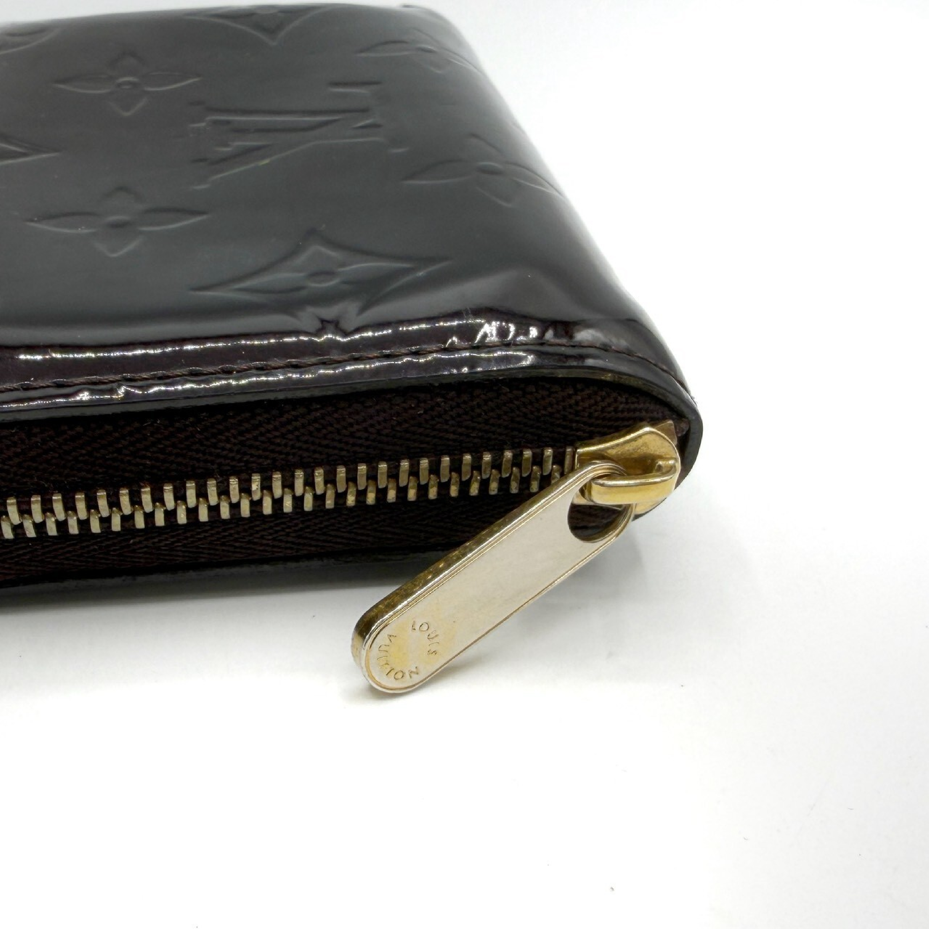 Monogram Vernis Zippy Coin Purse Amarante Wallet — view 5