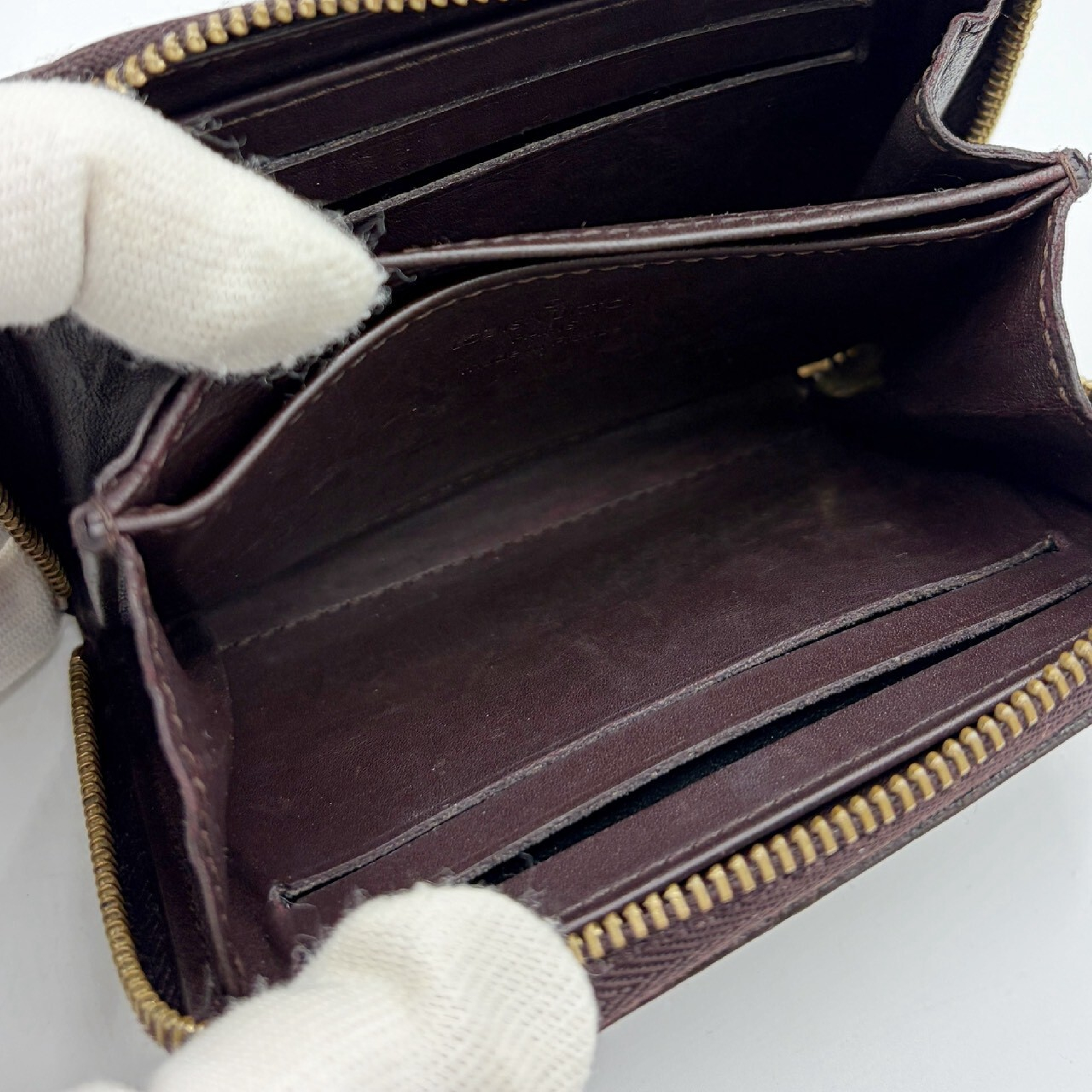 Monogram Vernis Zippy Coin Purse Amarante Wallet — view 8