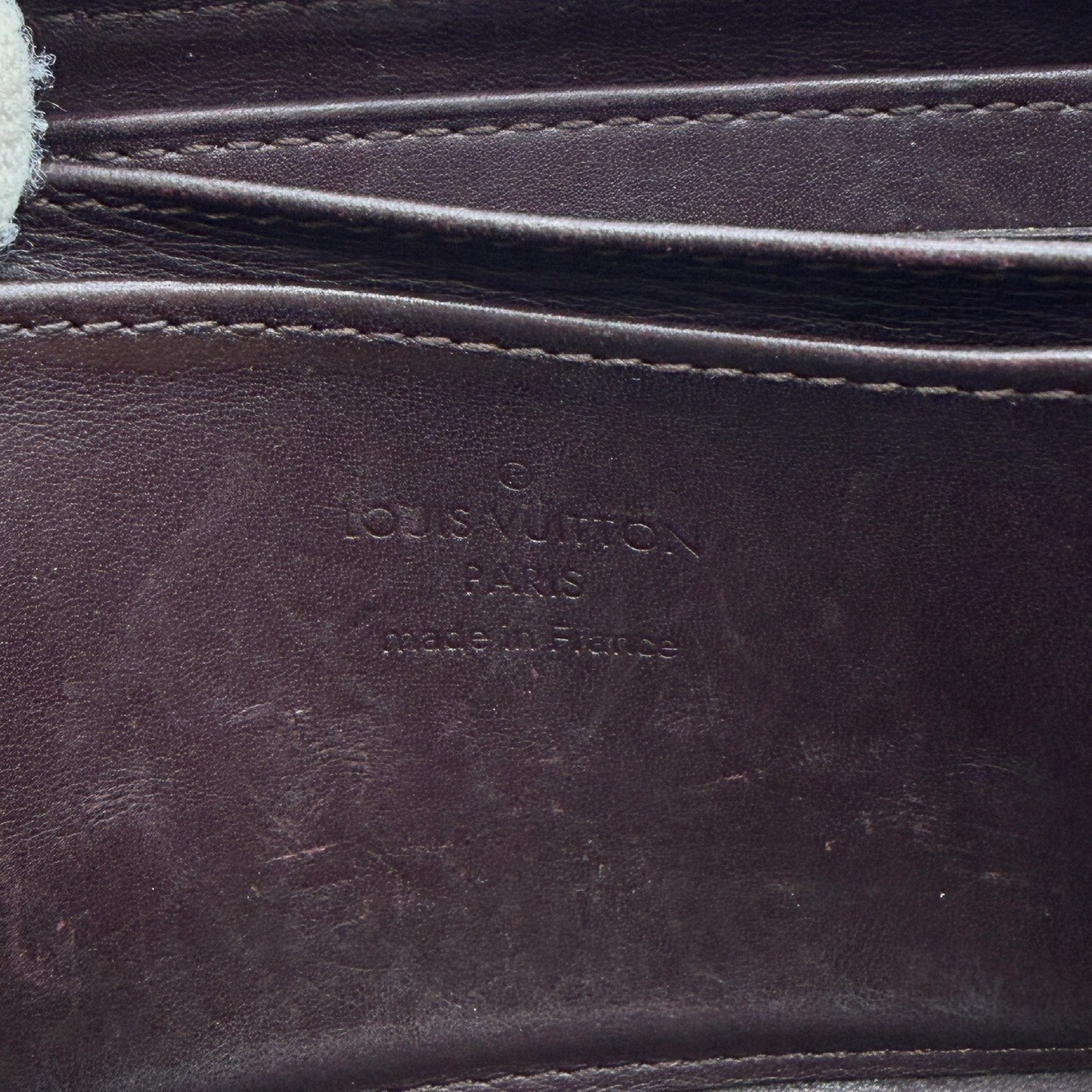 Monogram Vernis Zippy Coin Purse Amarante Wallet — view 10