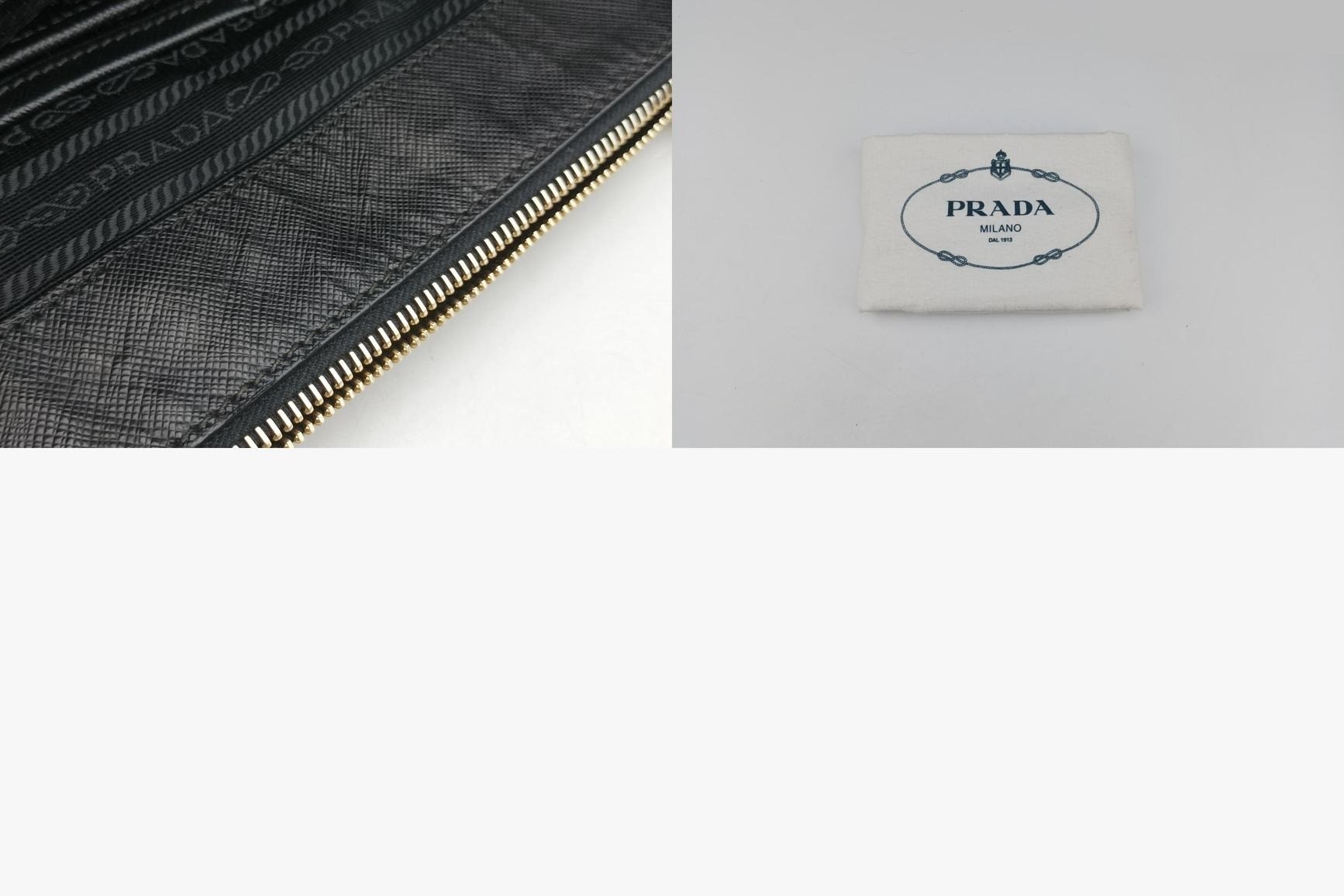 Galleria Saffiano Leather Black — view 11