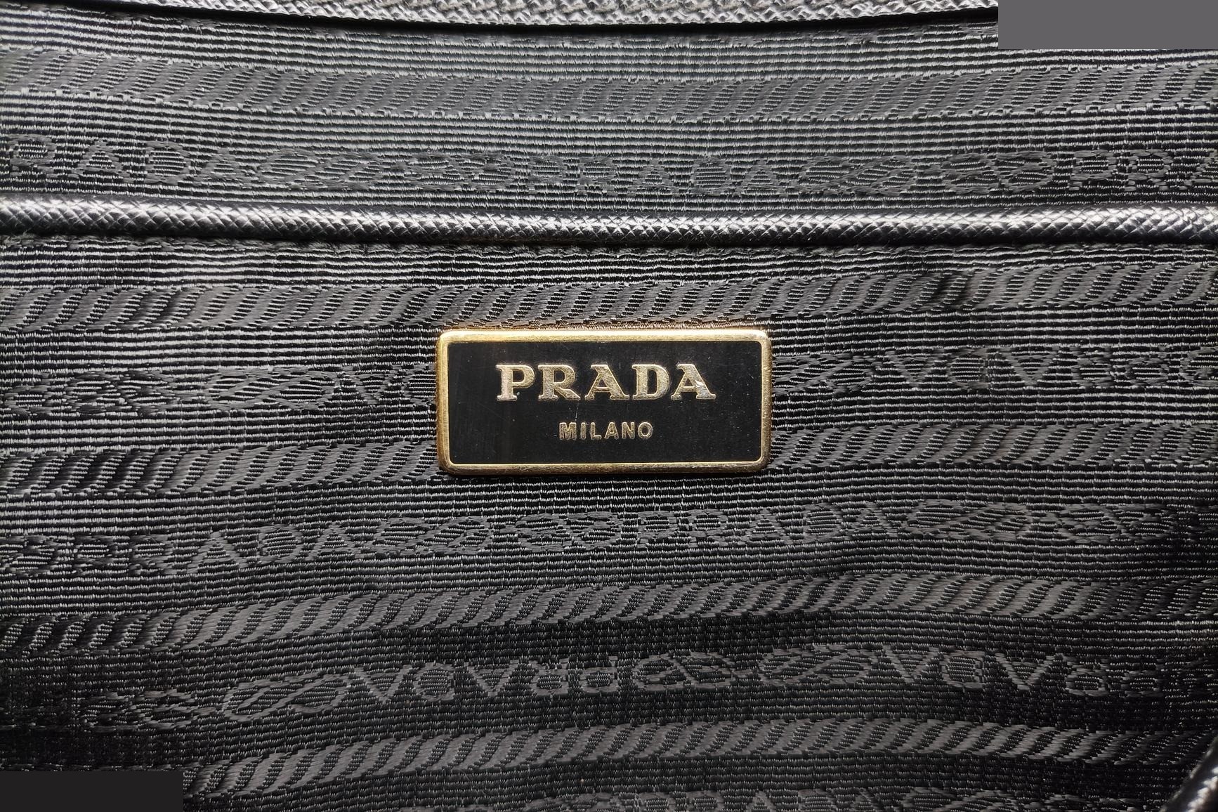 Galleria Saffiano Leather Black — view 7