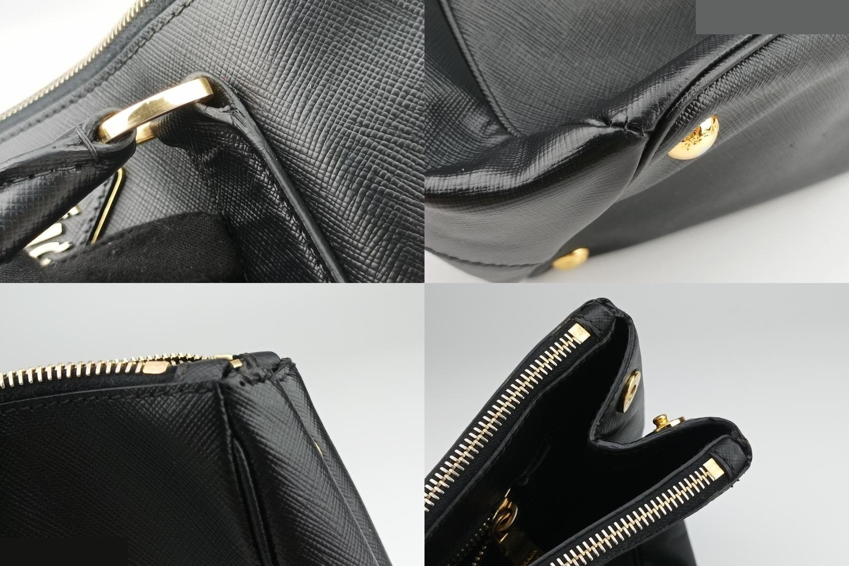Galleria Saffiano Leather Black — view 9