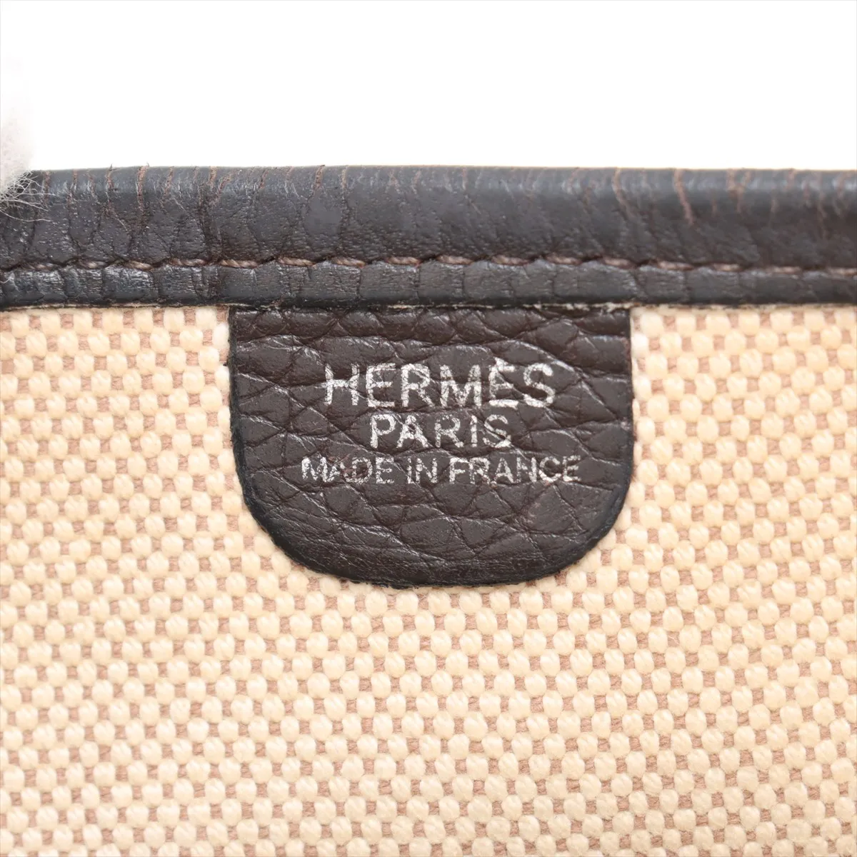 Evelyn 2 33 GM Toile ash x Taurillon Clemence Brown Silver hardware I:2005 — view 8