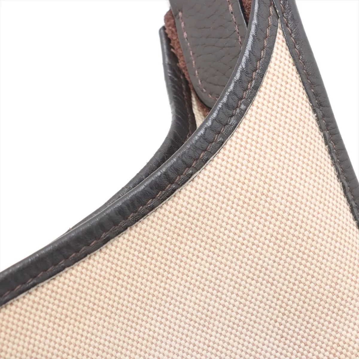 Evelyn 2 33 GM Toile ash x Taurillon Clemence Brown Silver hardware I:2005 — view 9