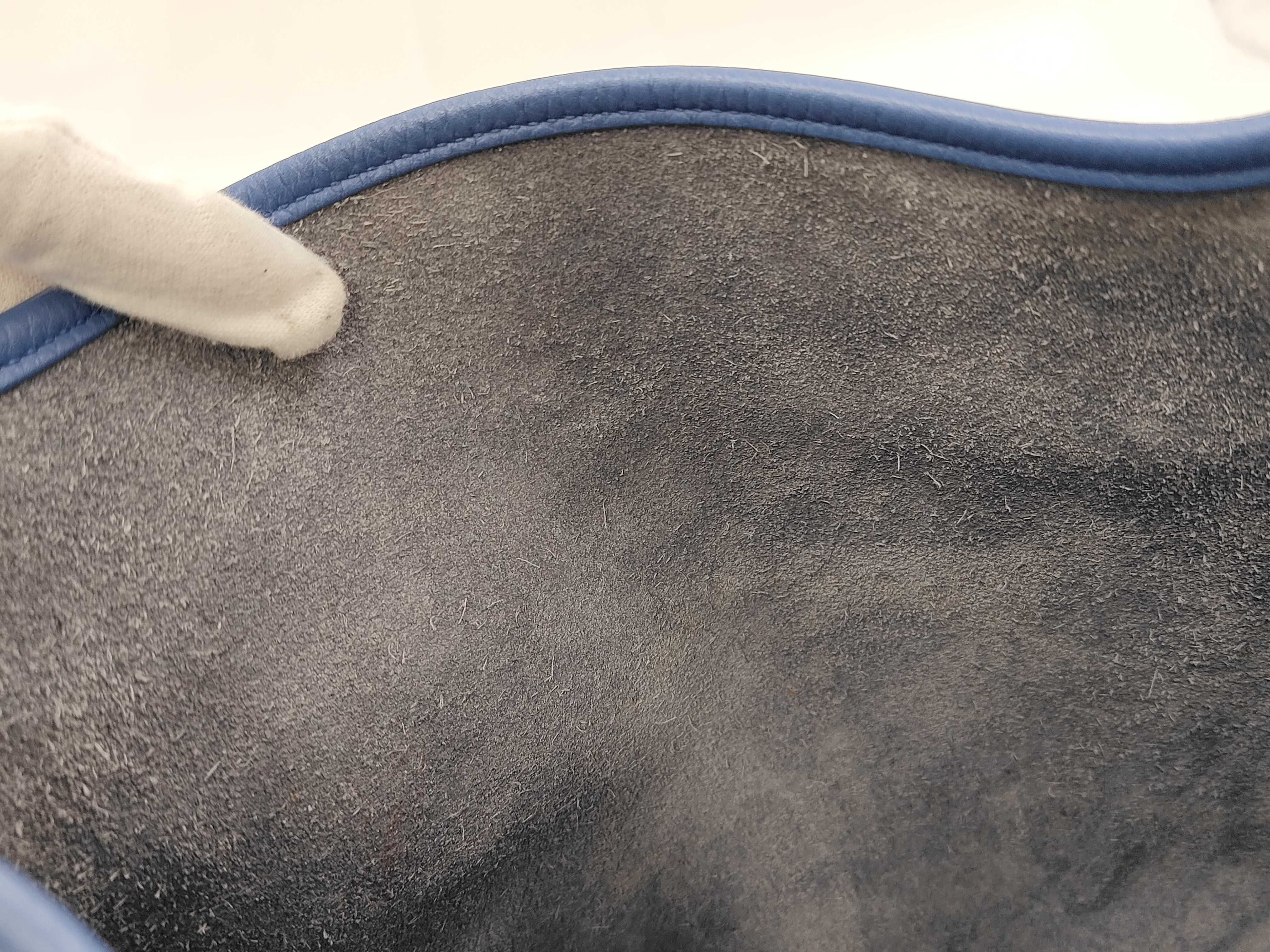 Evelyne 2169 3PM Taurillon leather, blue tones, silver hardware, X stamp, shoulder bag — view 10