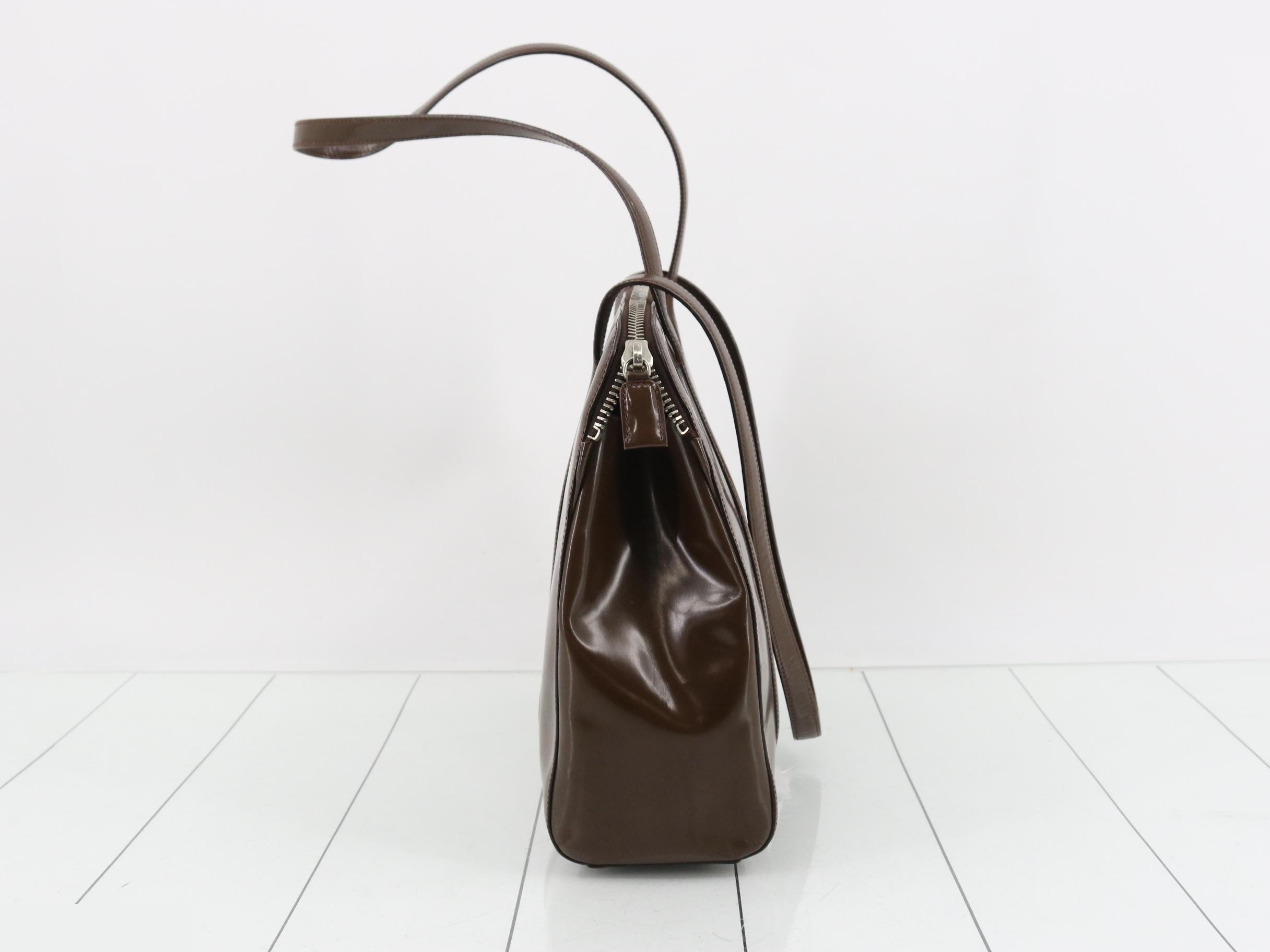 Leather shoulder bag — view 4
