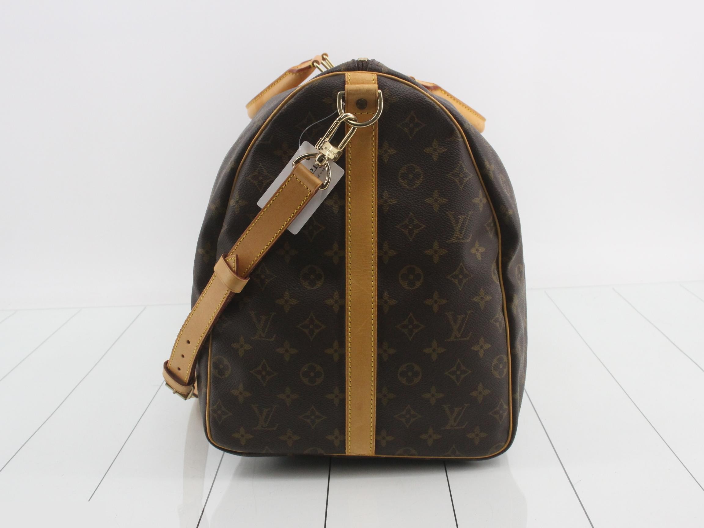 Keepall Bandoulière 60 with shoulder strap — view 3
