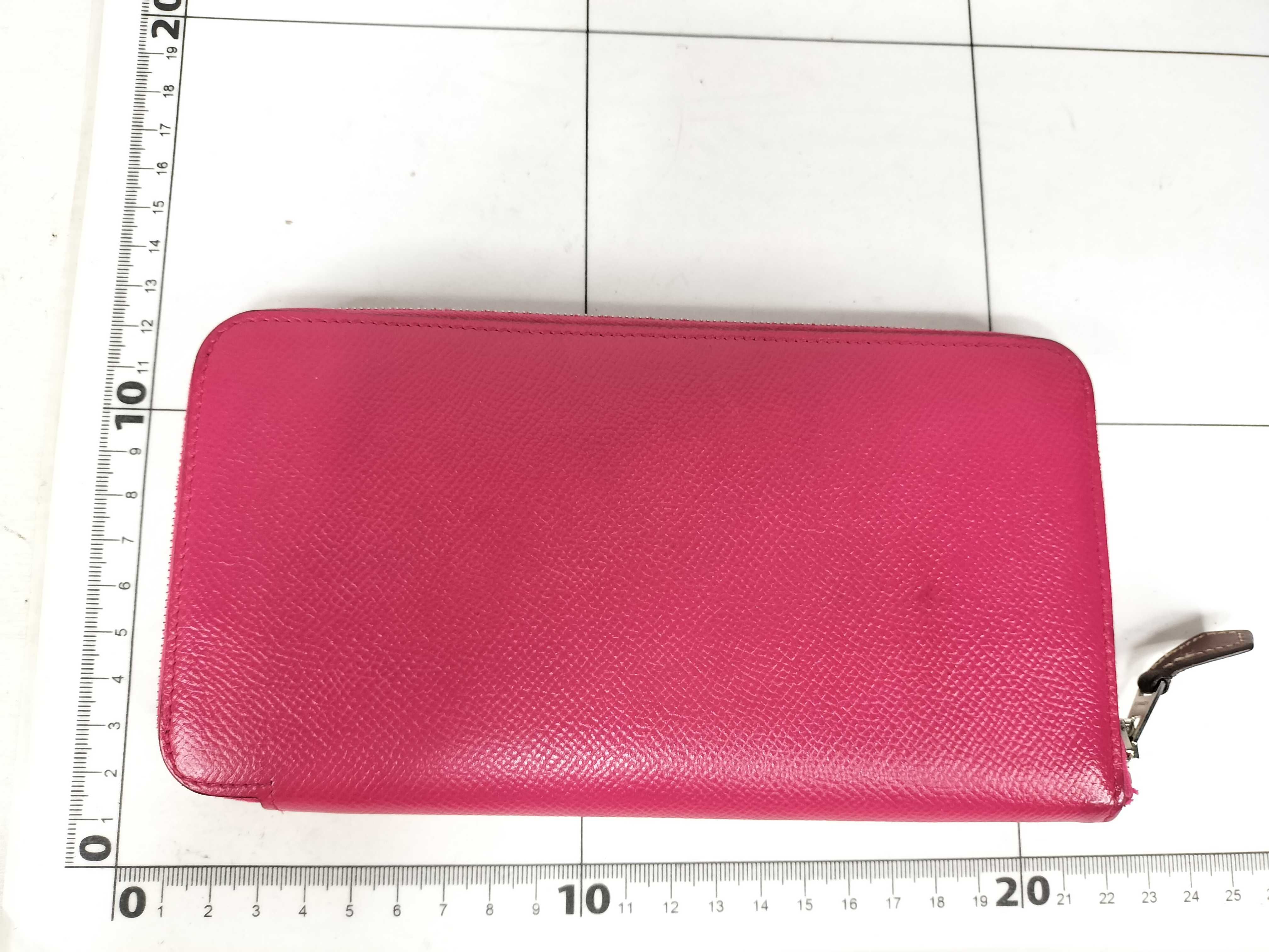 Azap Long Silk In Epsom Leather Wallet, A Stamp, Pink, Silver Hardware — view 2