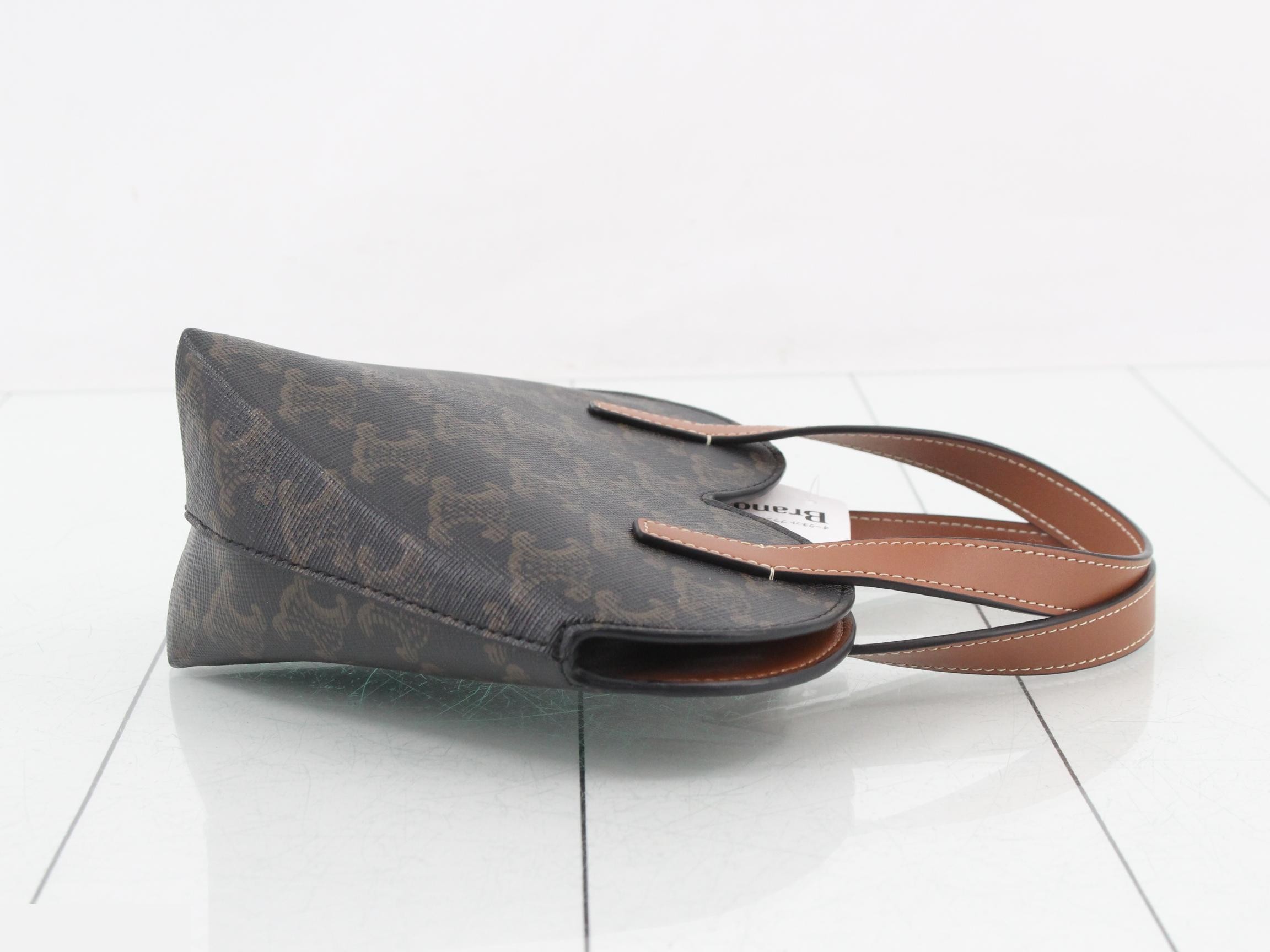 Triomphe Canvas Heart-Shaped 2-Way Handbag — view 3