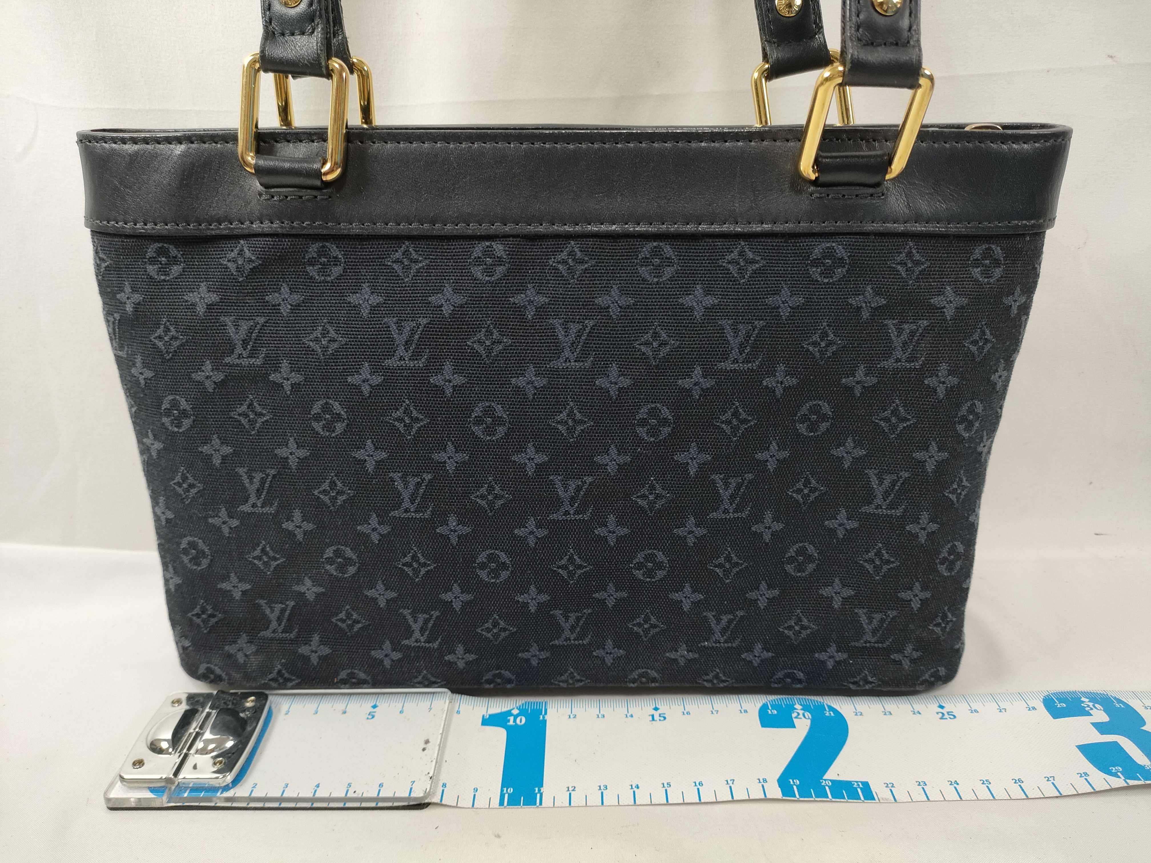Monogram Mini Lucille PM M92680 SR0073 Navy Tote Bag — view 2