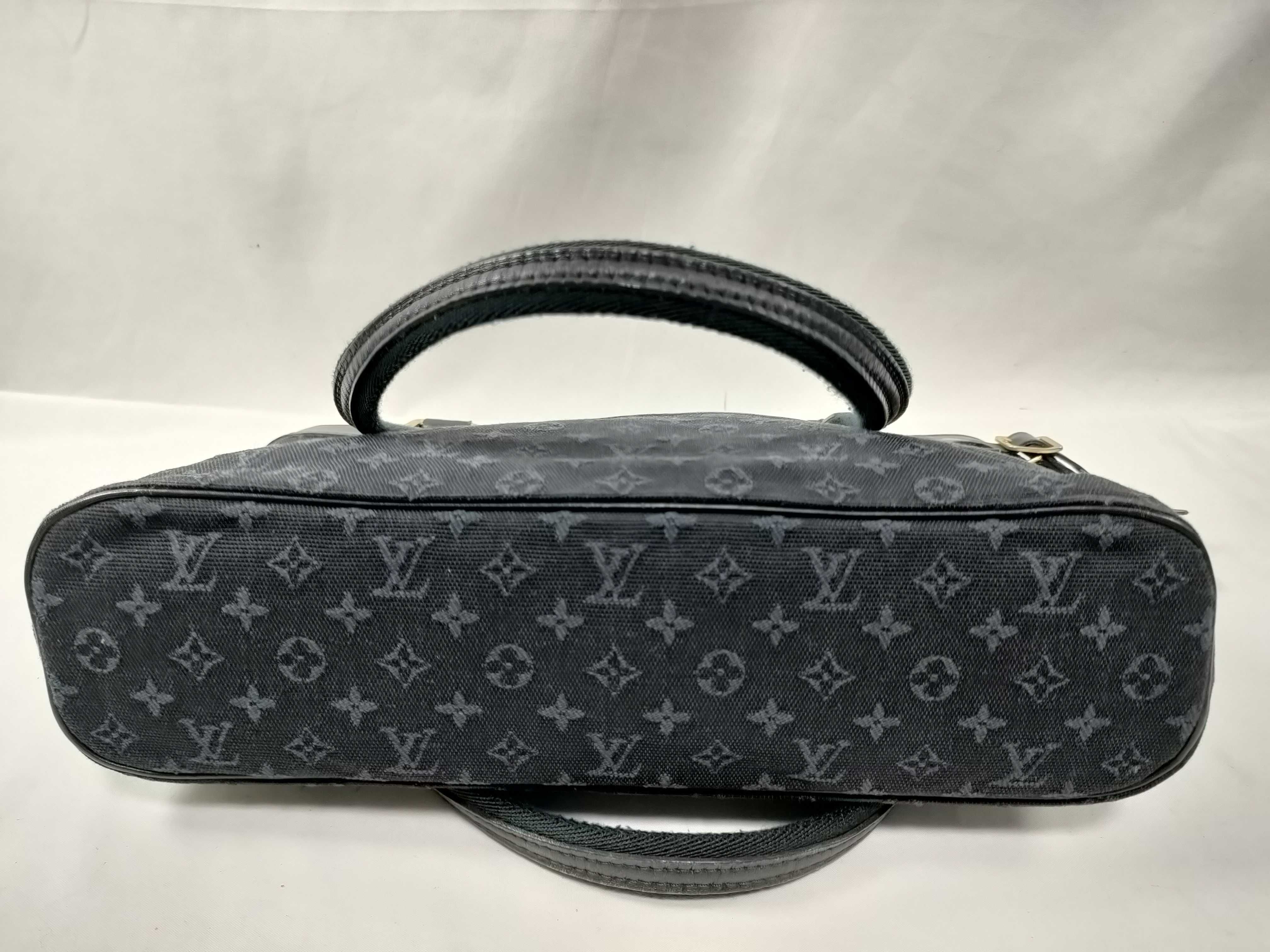 Monogram Mini Lucille PM M92680 SR0073 Navy Tote Bag — view 7
