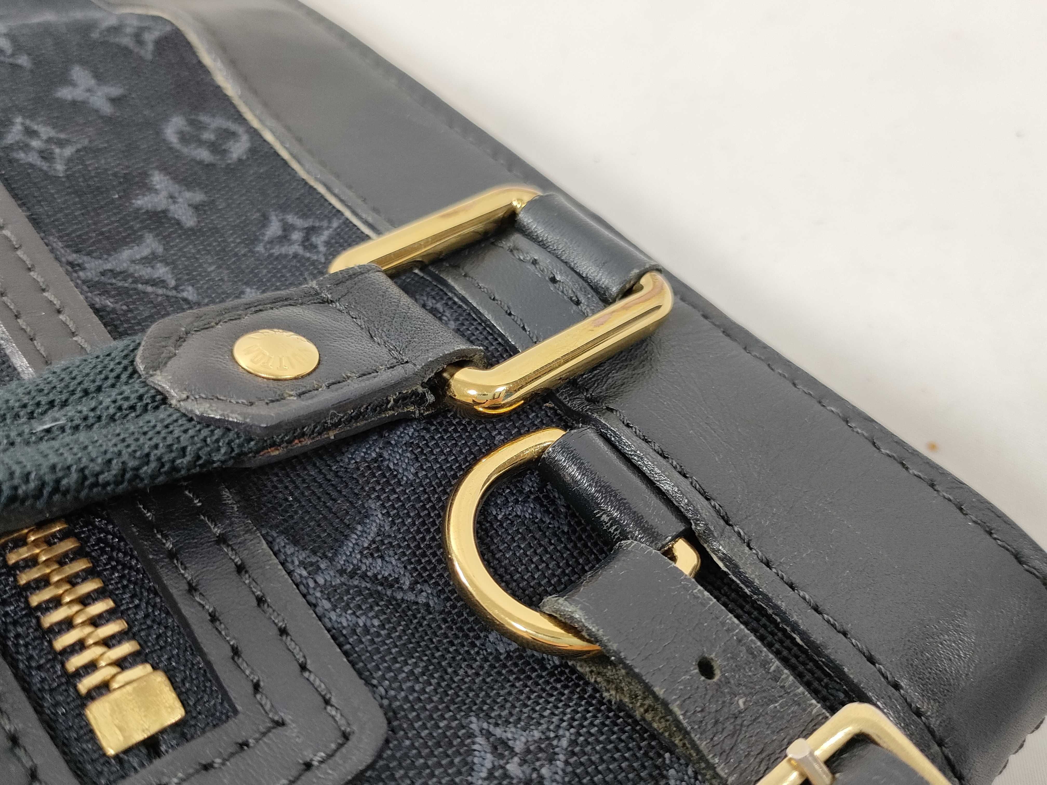 Monogram Mini Lucille PM M92680 SR0073 Navy Tote Bag — view 9