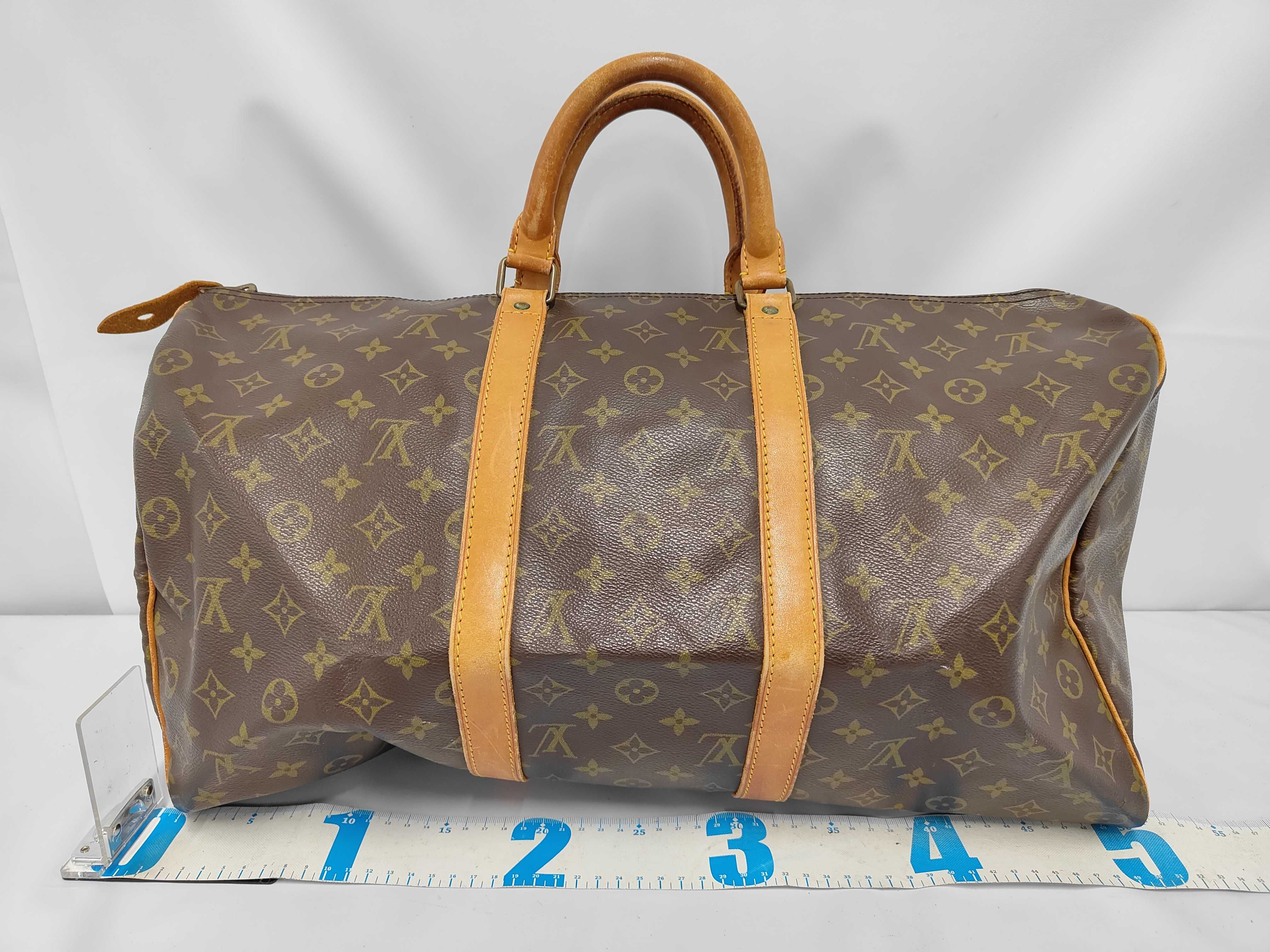LV Monogram Keepall Bandoulière 50 M41416 Brown (Stamp faded) Bag — view 2