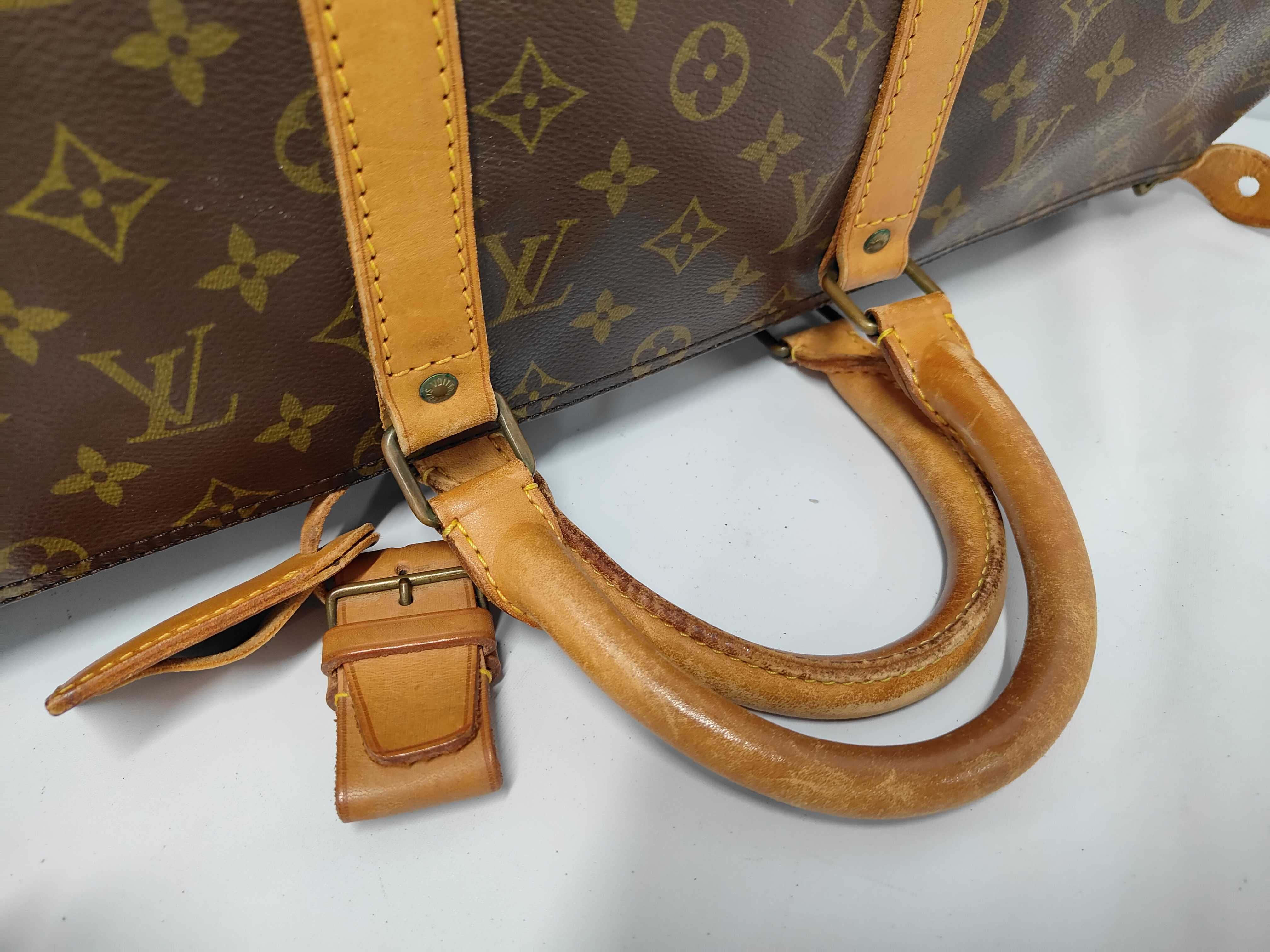 LV Monogram Keepall Bandoulière 50 M41416 Brown (Stamp faded) Bag — view 5