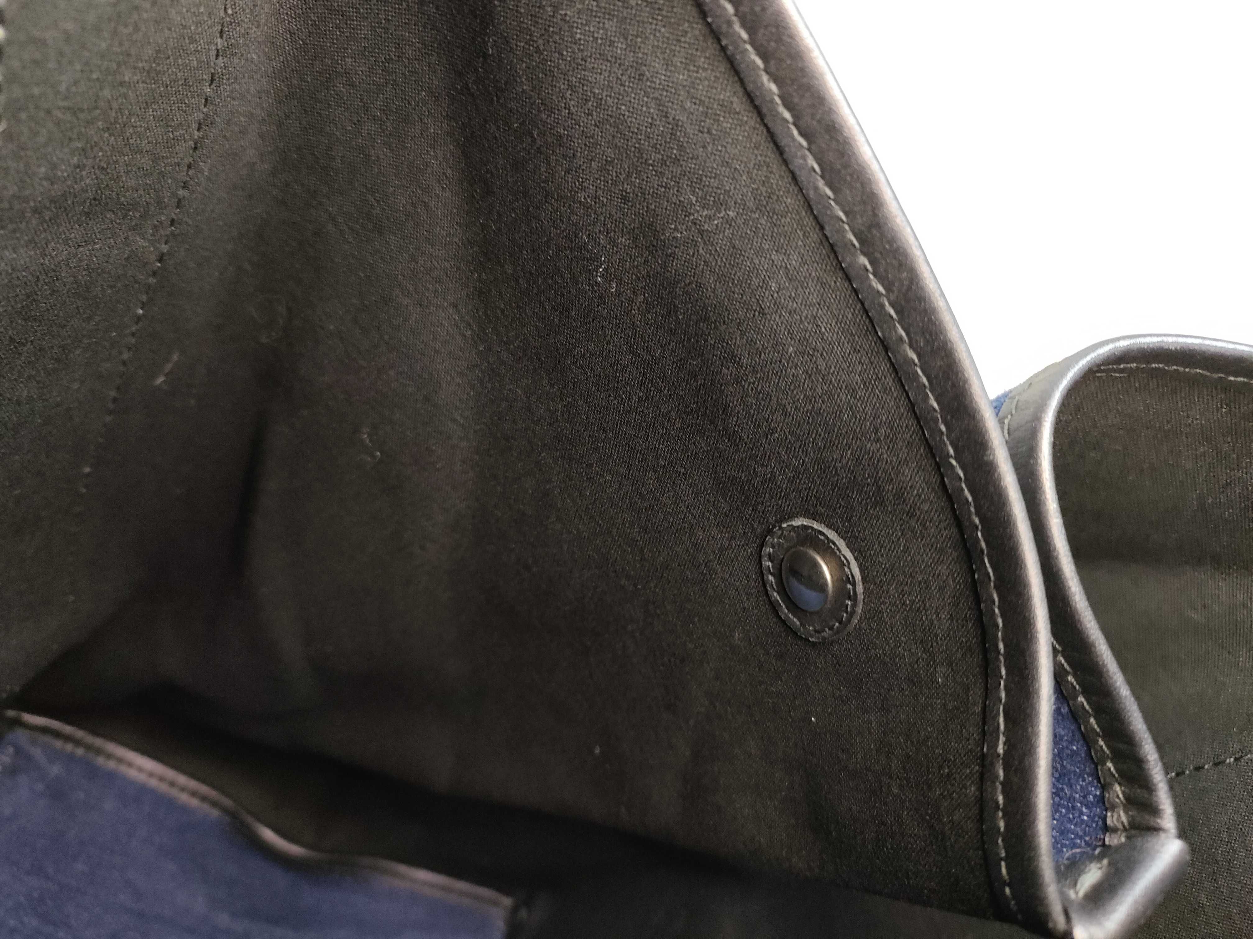 Navy Cabas M Tote Bag — view 8