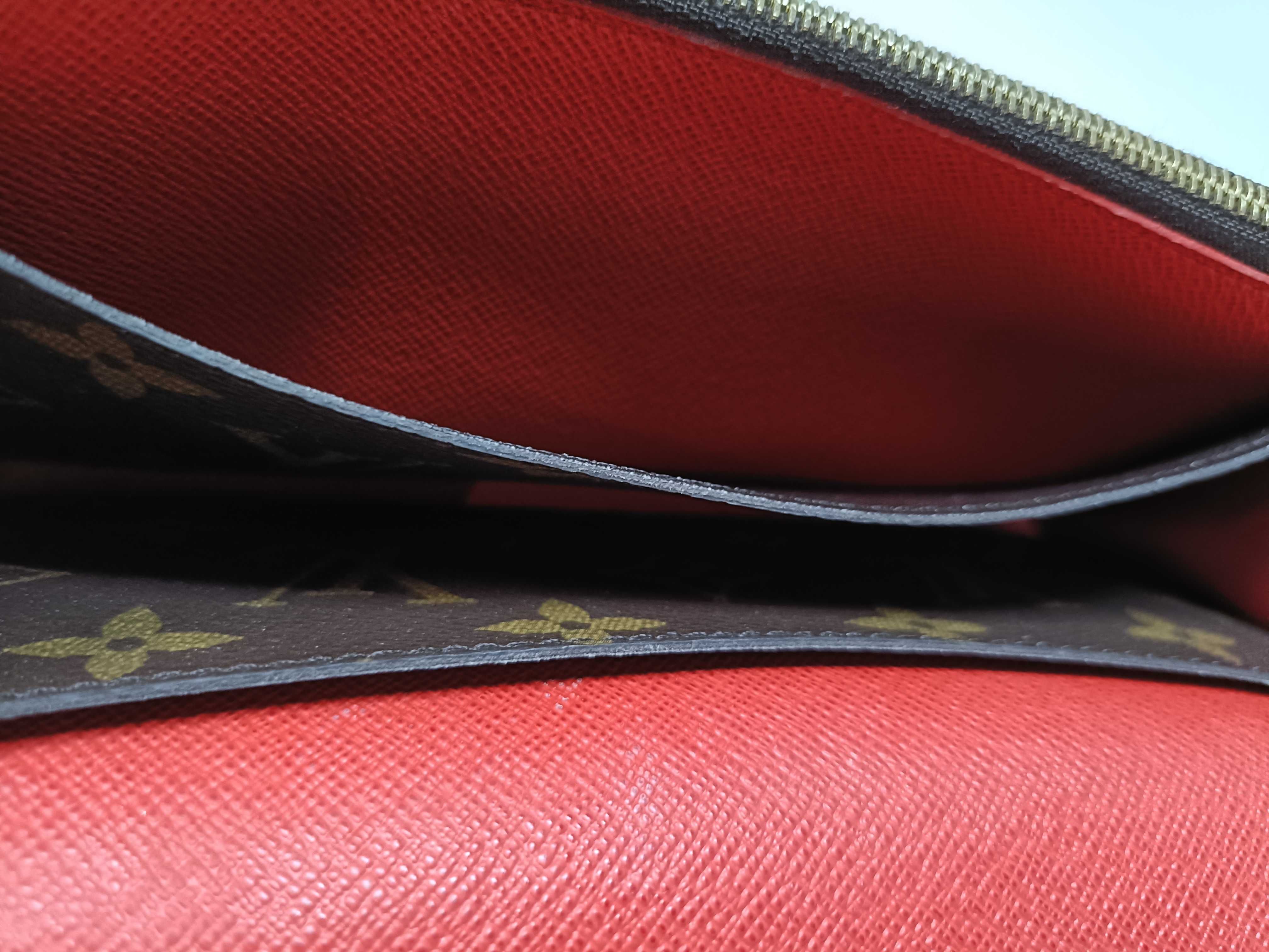 Monogram Portefeuille Emilie Flower Wallet (Clasp deteriorated) — view 14