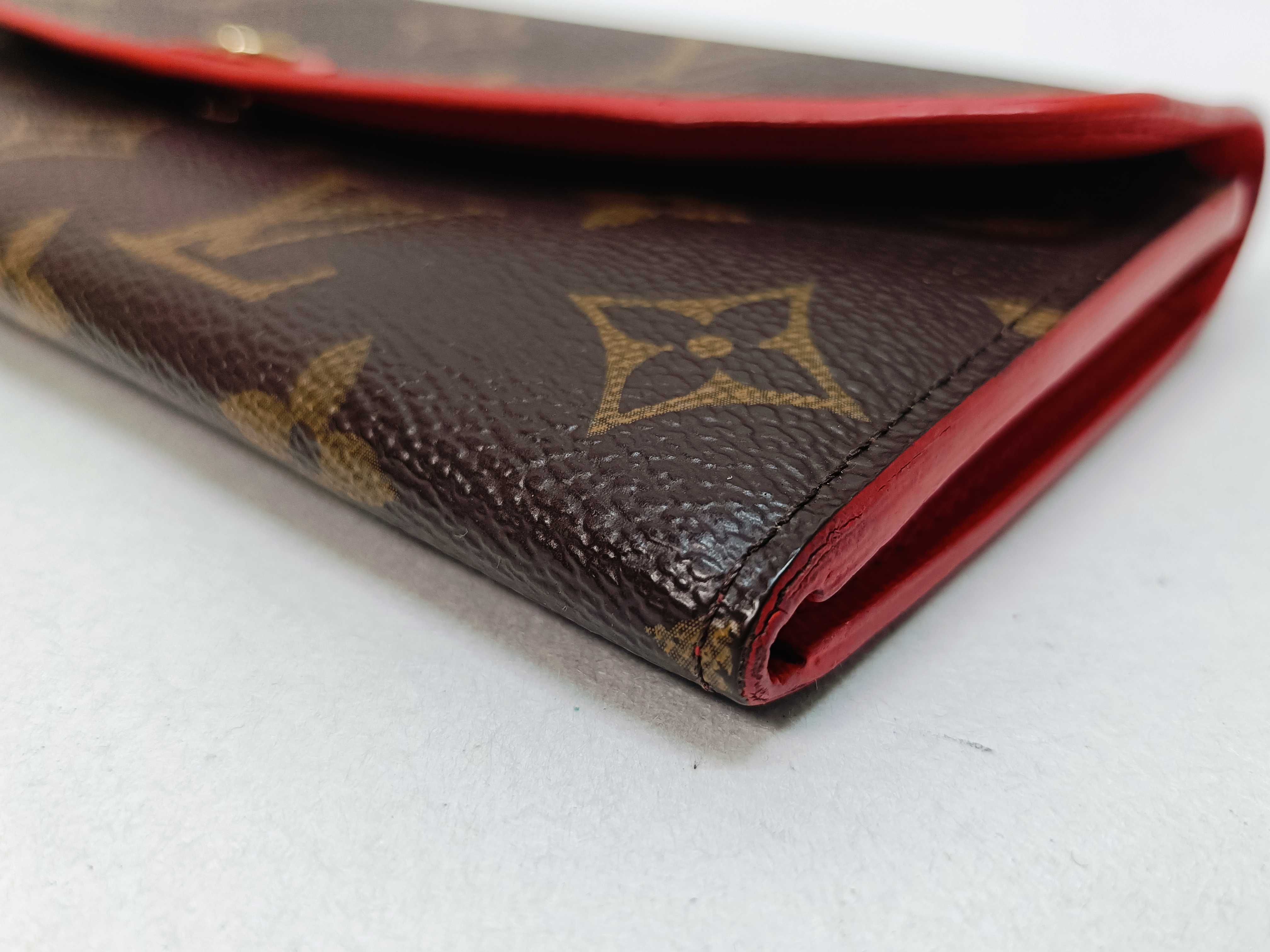 Monogram Portefeuille Emilie Flower Wallet (Clasp deteriorated) — view 4