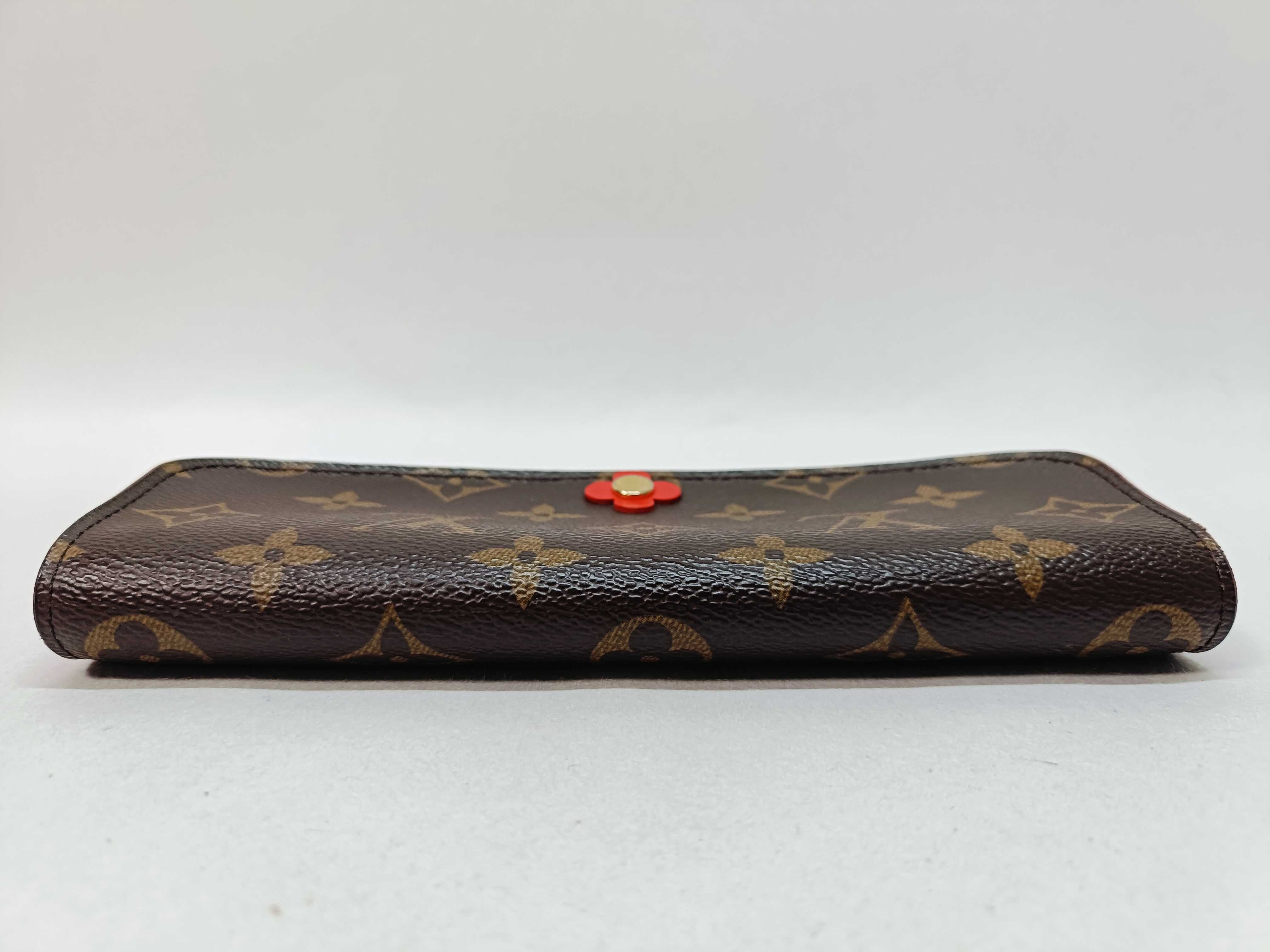 Monogram Portefeuille Emilie Flower Wallet (Clasp deteriorated) — view 6
