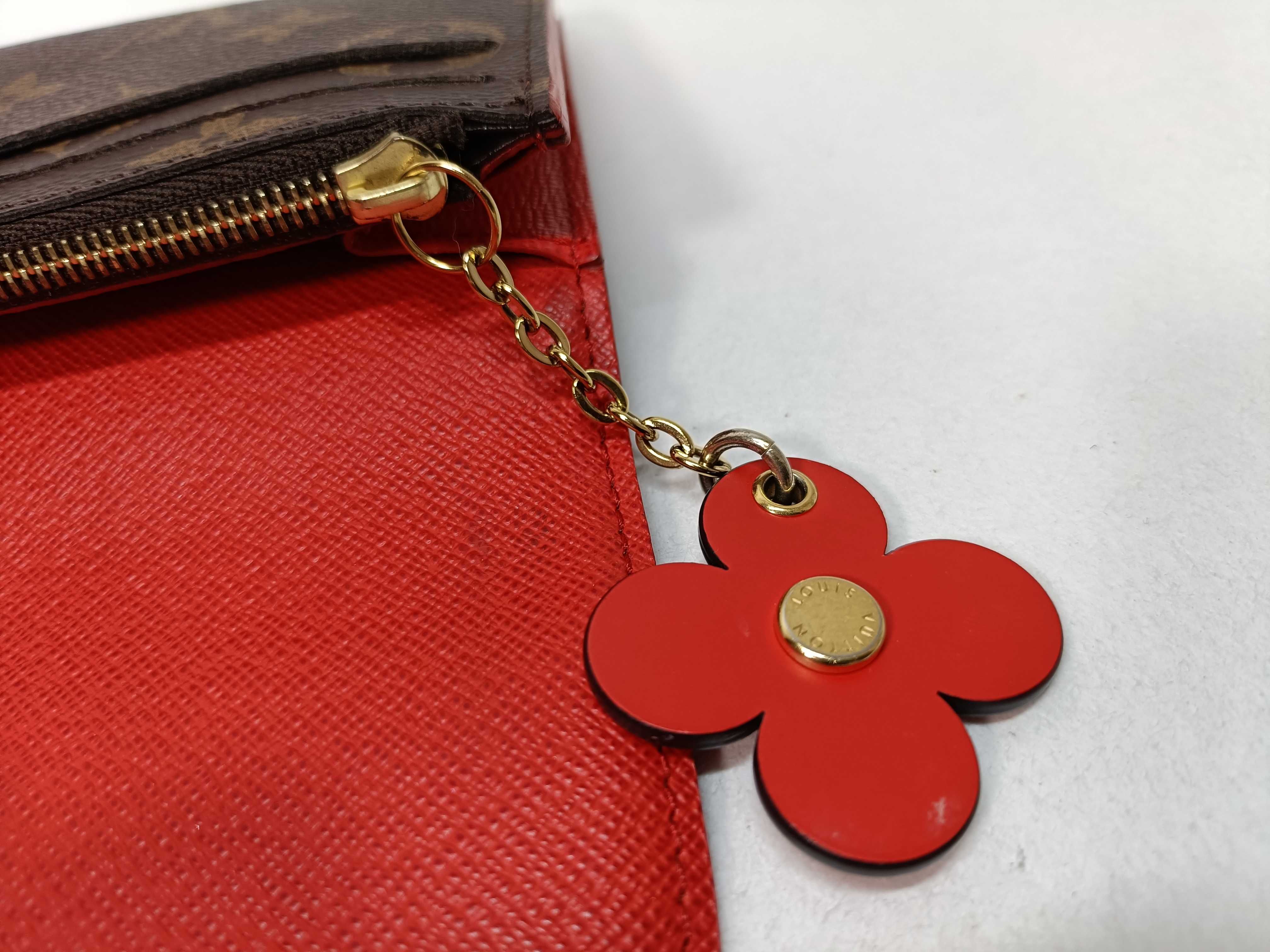 Monogram Portefeuille Emilie Flower Wallet (Clasp deteriorated) — view 10