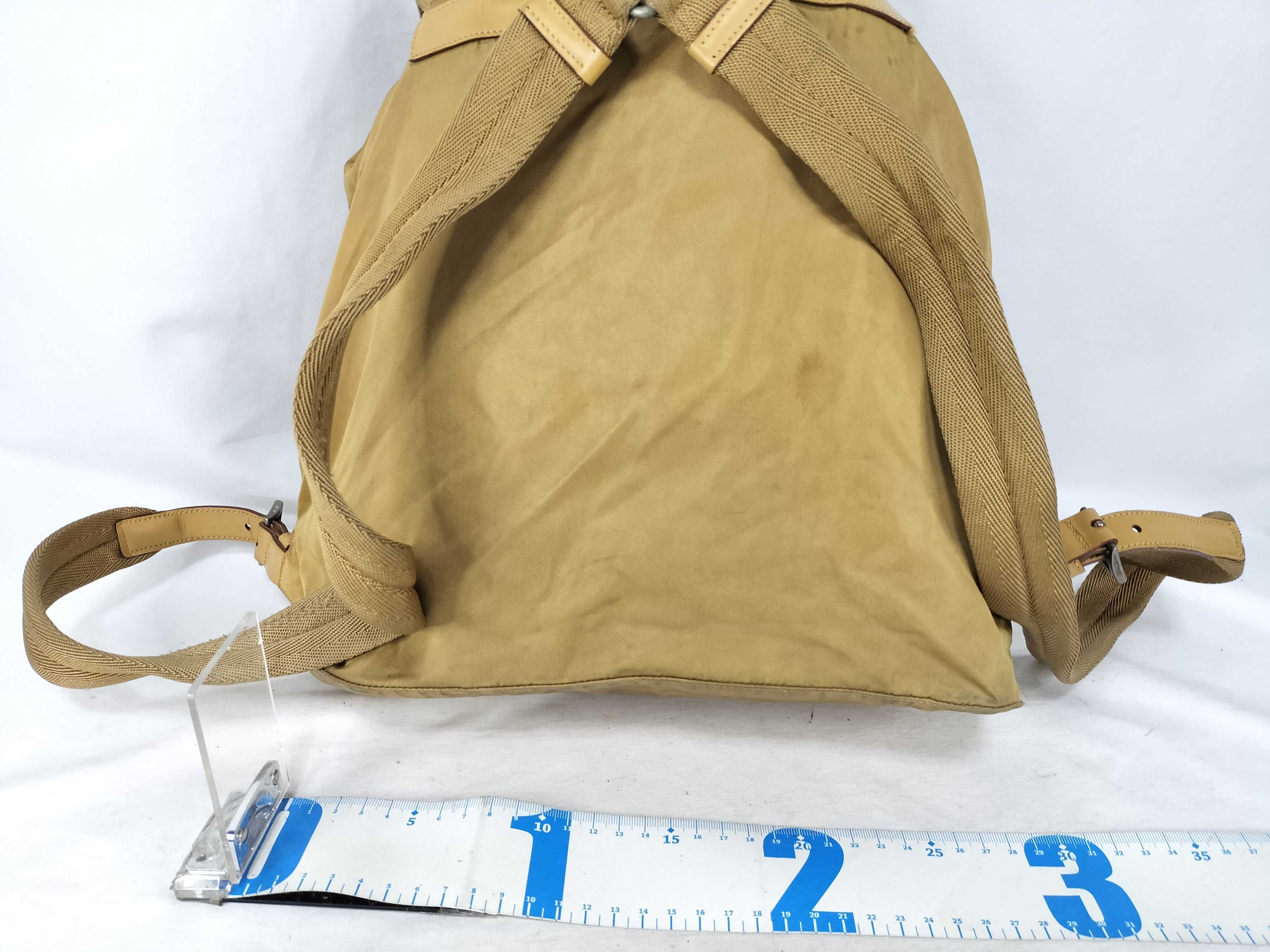 nylon backpack with Prada triangular logo. — view 2