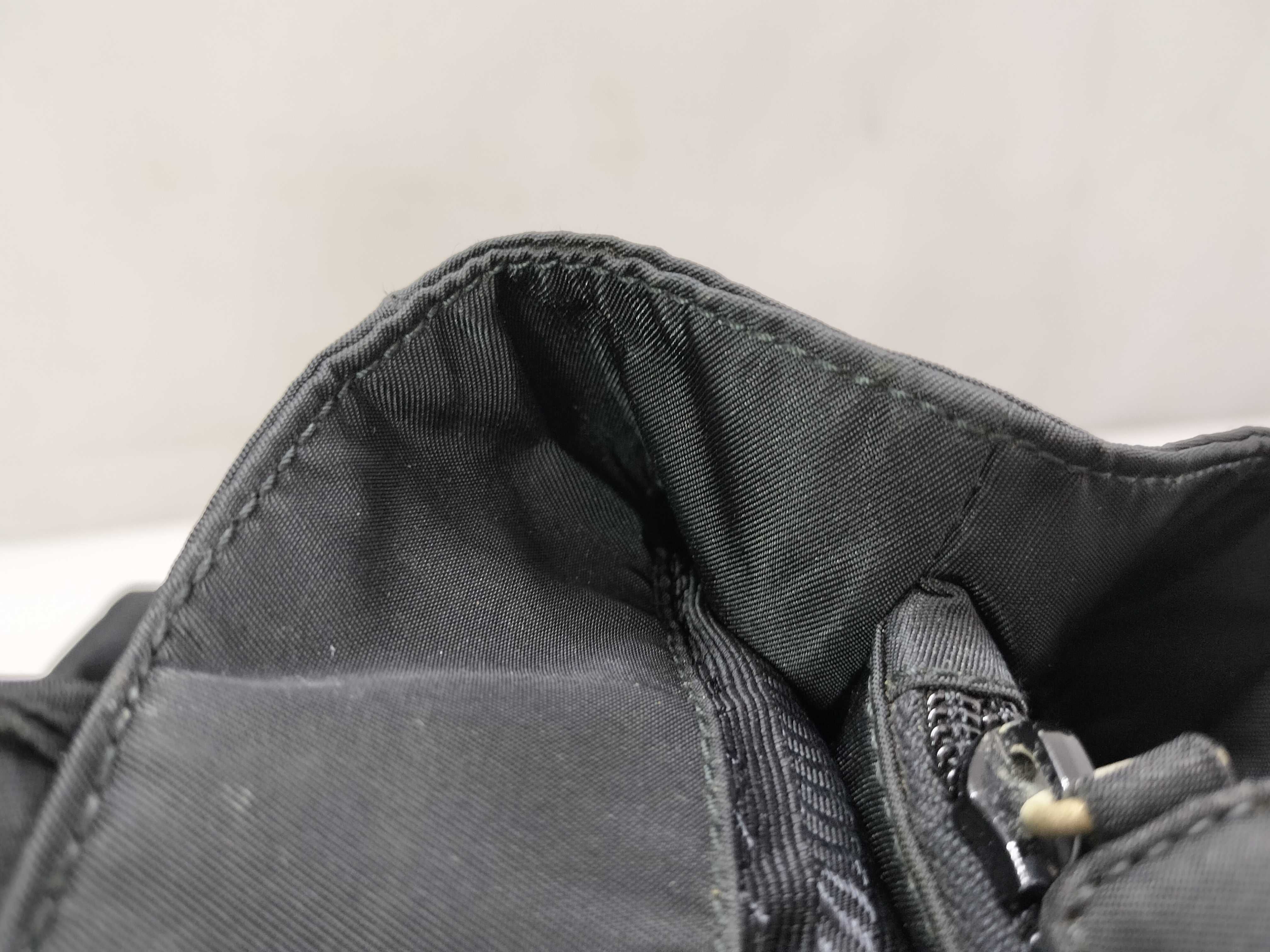 Nylon Prada Triangle Logo Nylon Handbag Tote Bag — view 12