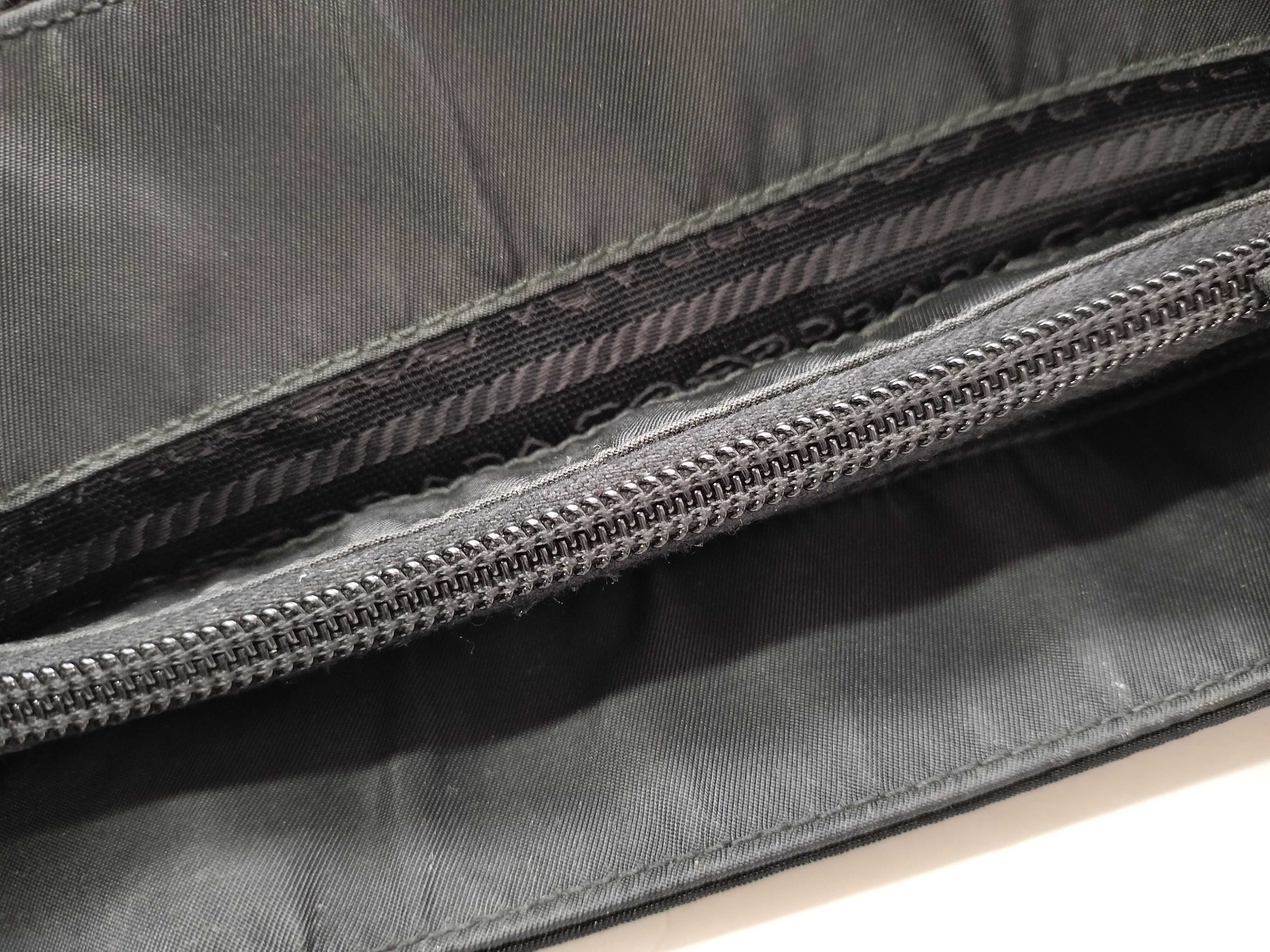 Nylon Prada Triangle Logo Nylon Handbag Tote Bag — view 4