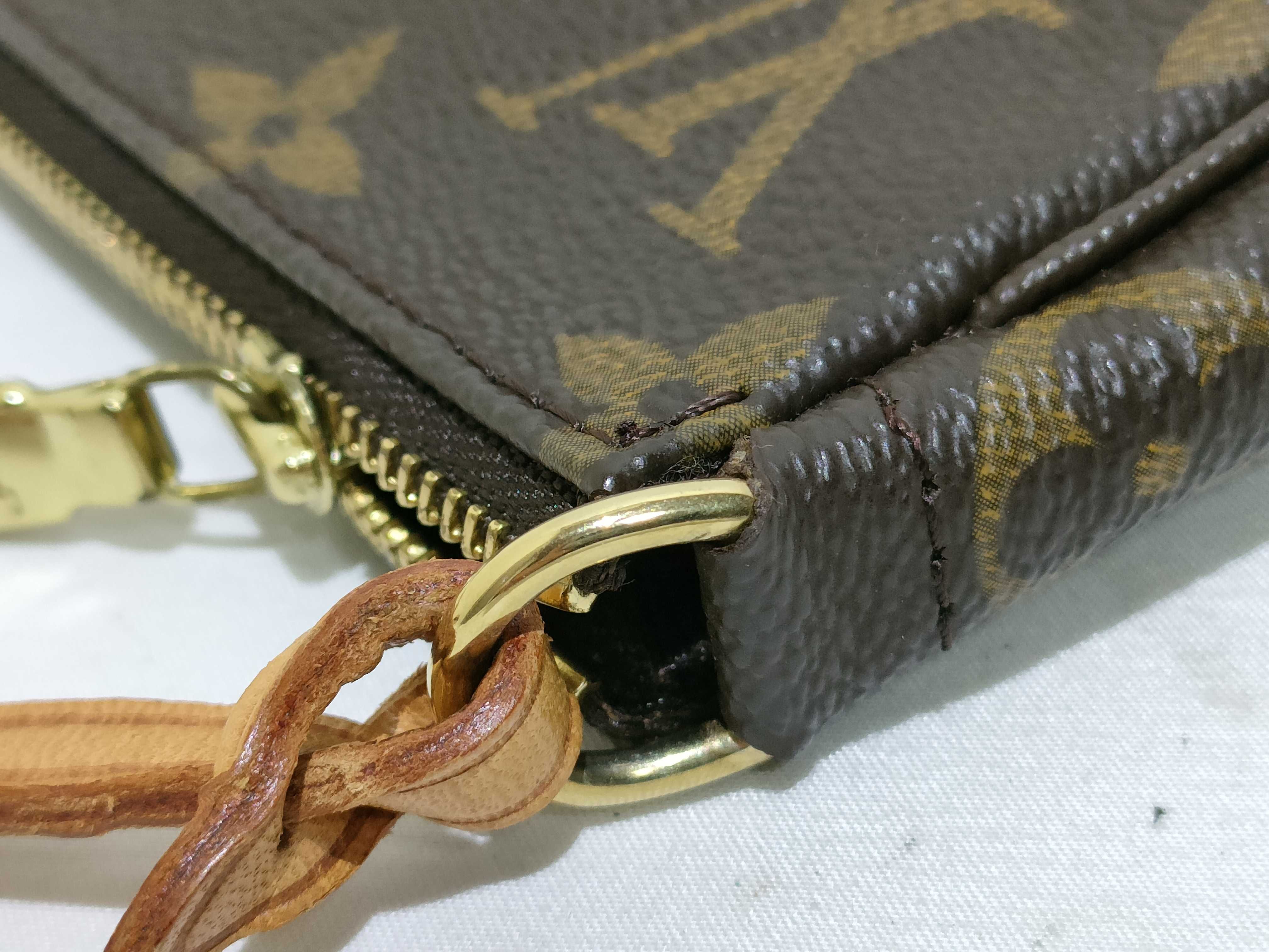 Monogram Pochette Accessoires M51980 SD0020 Brown Handbag — view 5