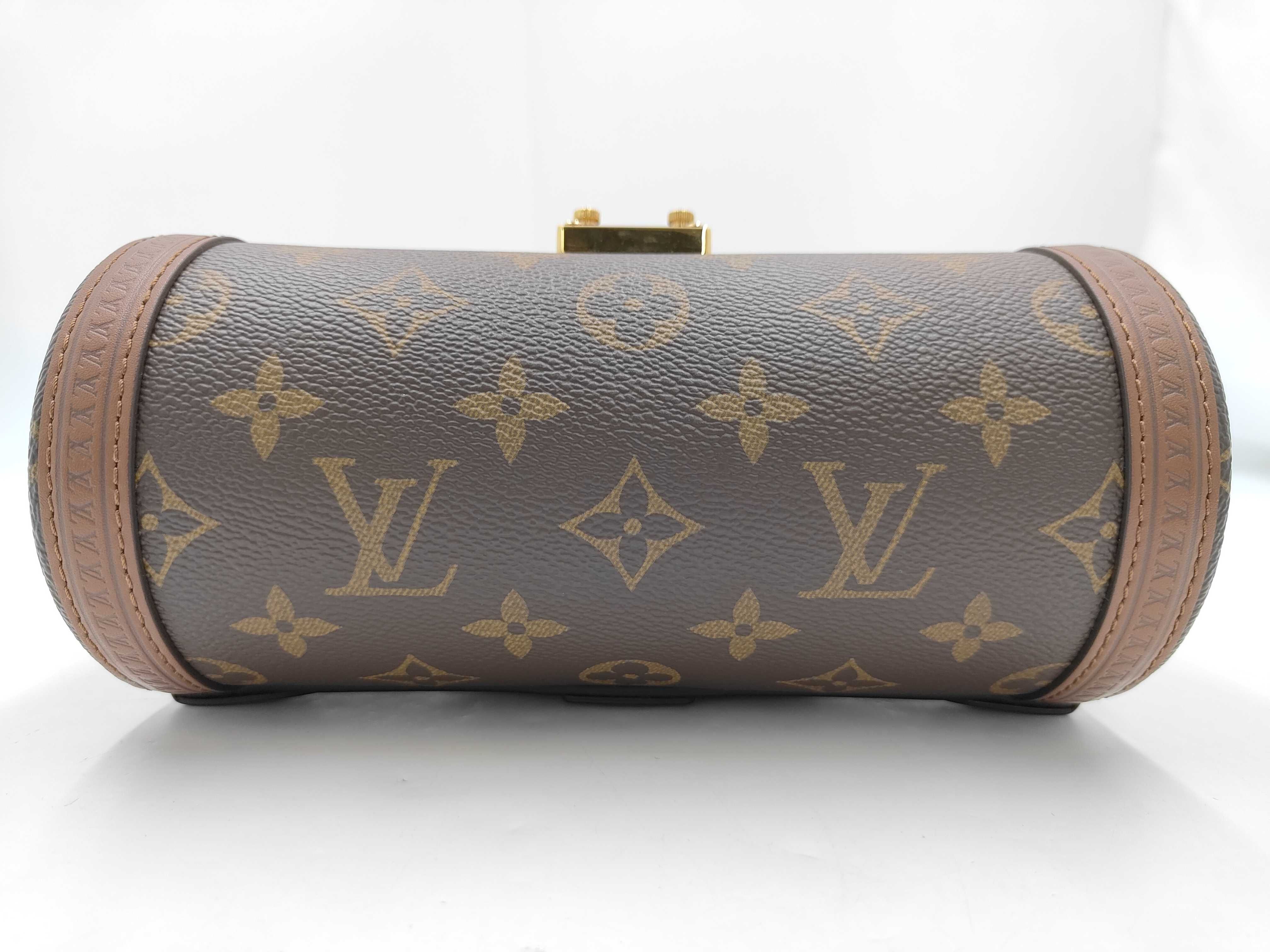 Papillon Trunk Coated Canvas x Calf Leather Handbag — view 6