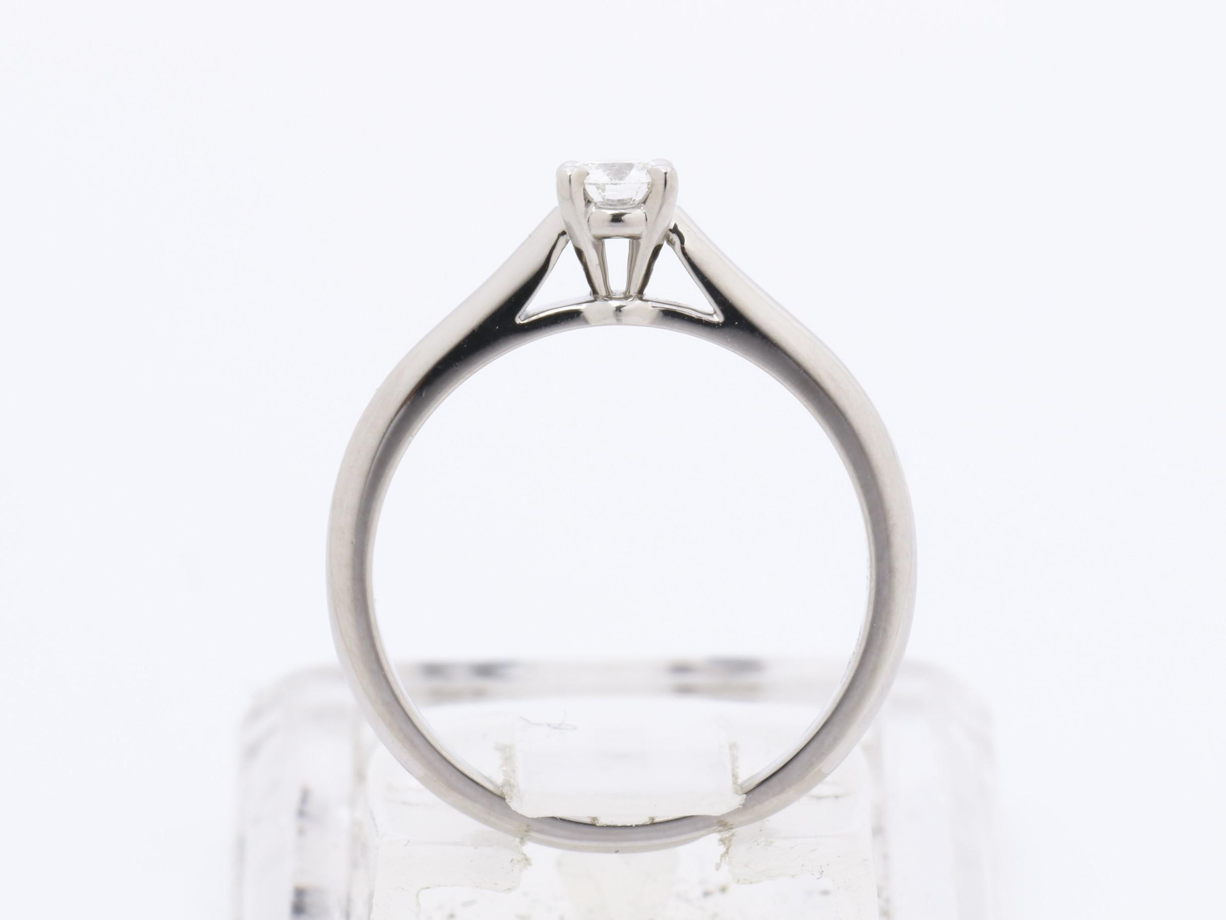 PT950 D0.18ct Solitaire Ring, 2.9g — view 6
