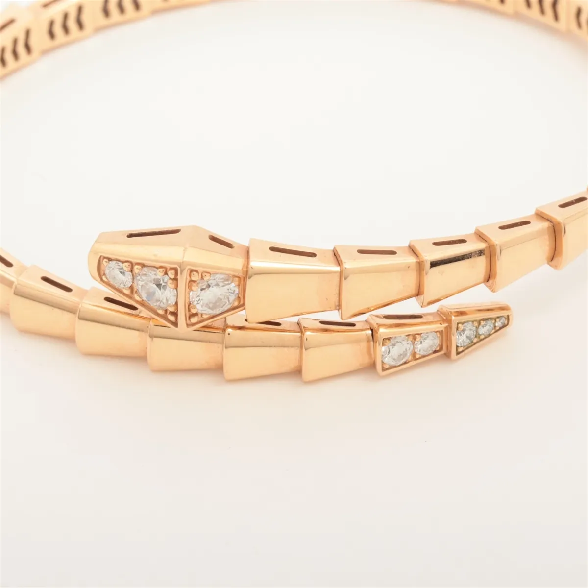 Serpenti Viper Diamond Bracelet 750 (PG) 19.5g 16 AHA483 Distortion — view 3