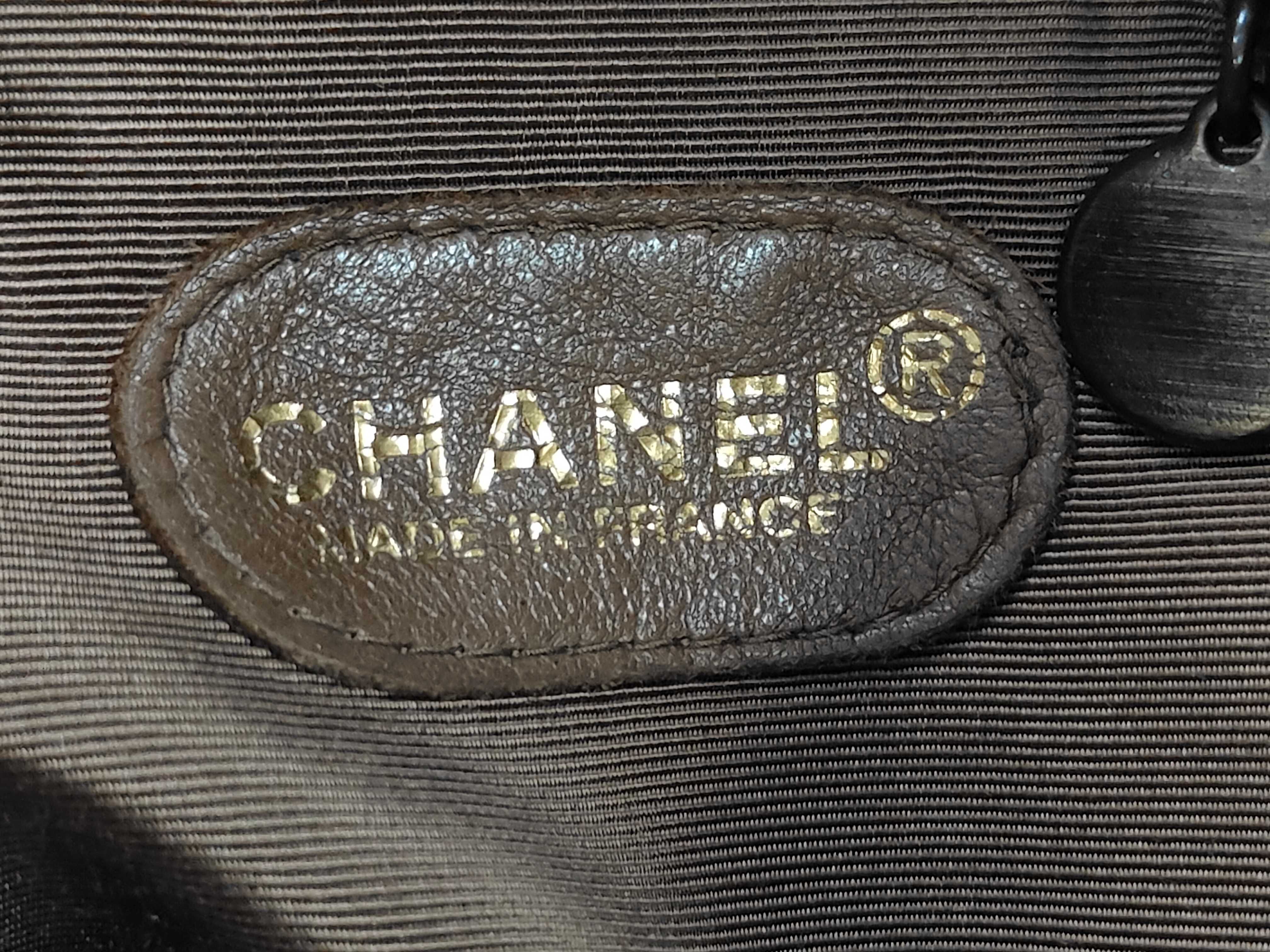 Chanel Suede Coco Mark Tote Bag (542718) — view 9