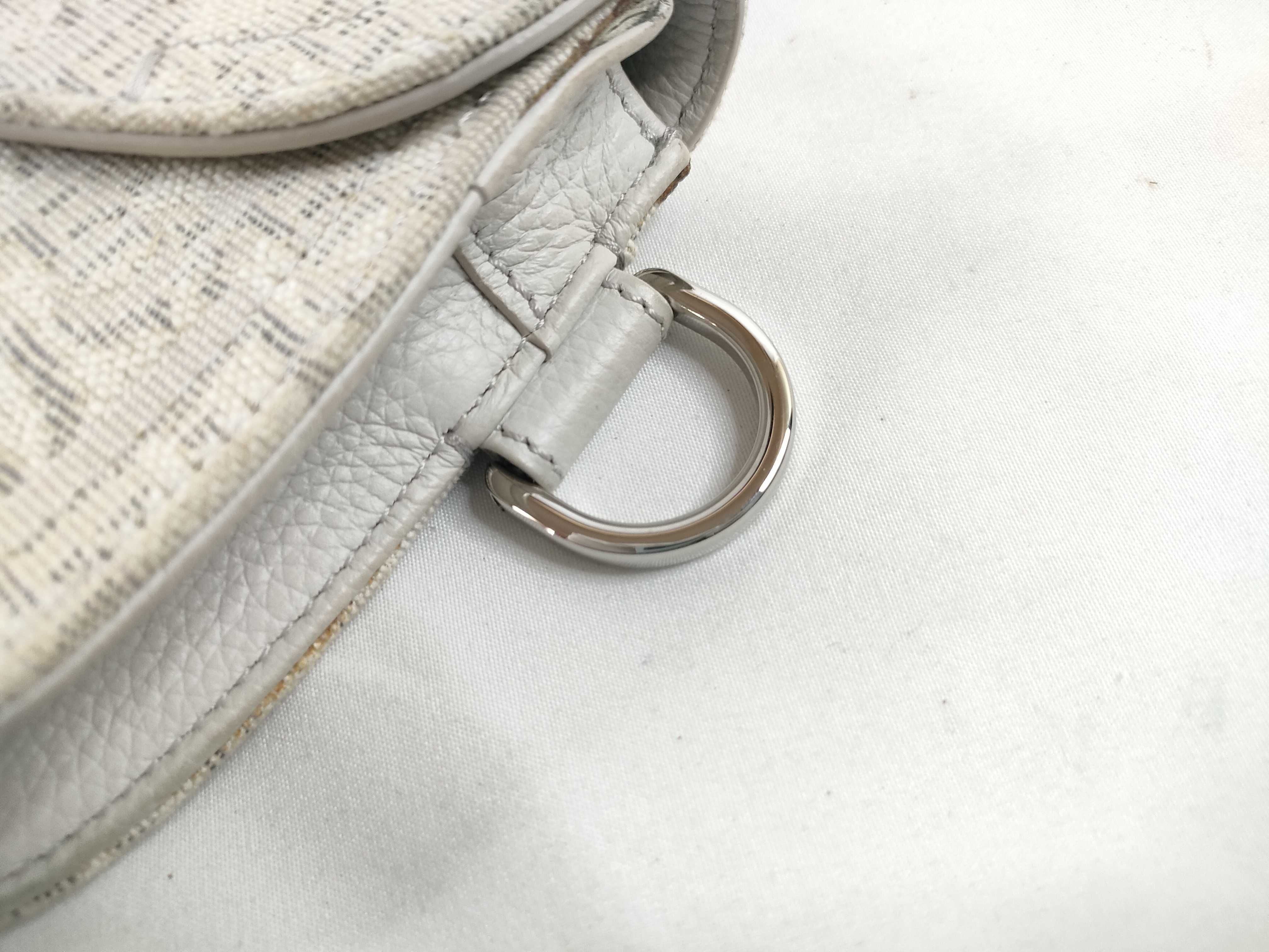DU- Saddle Bag Canvas Body Bag White 26 BO 0241 Shoulder Bag — view 6