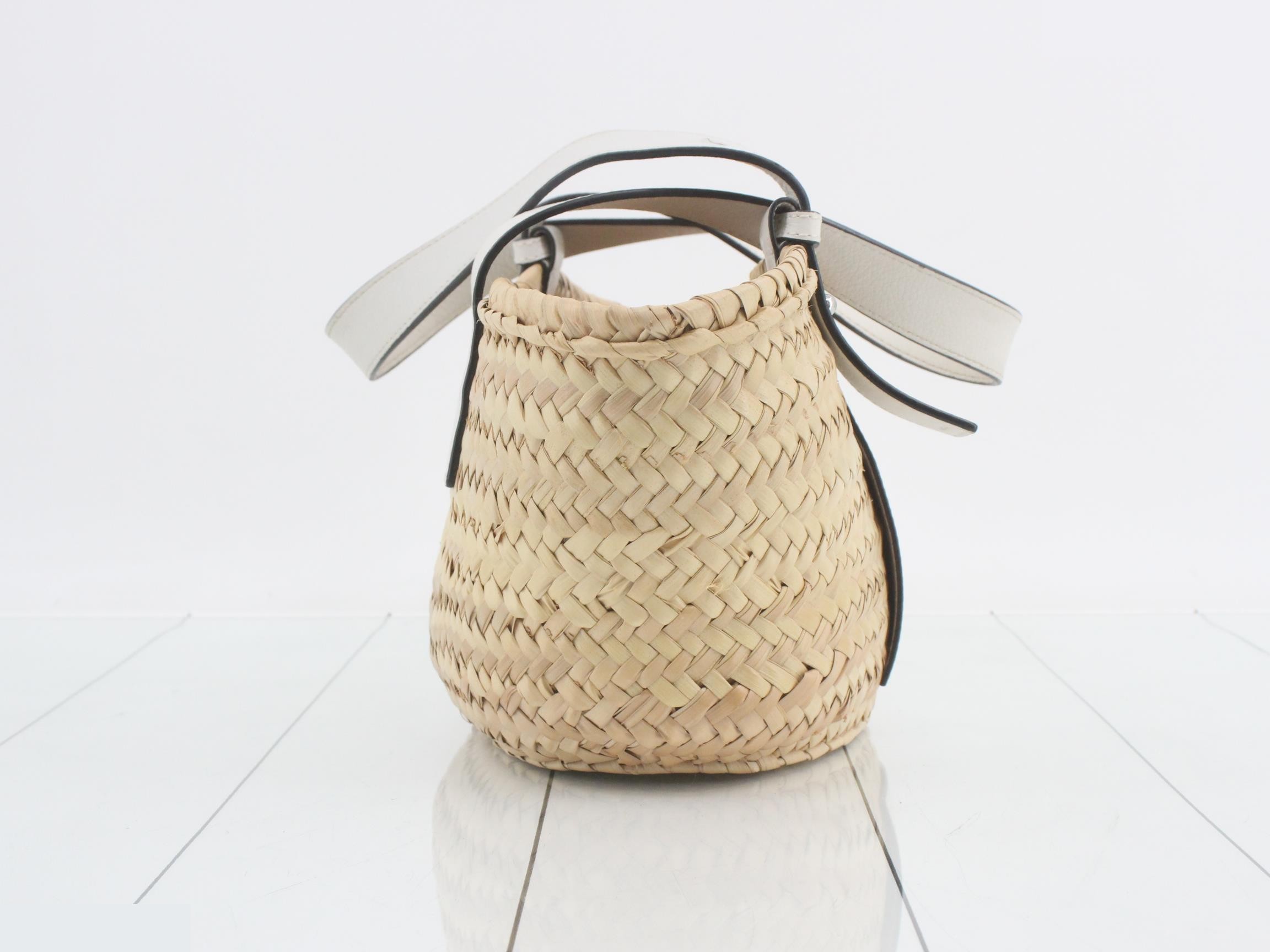 Anagram Calfskin Lifea Basket Small Tote Bag — view 4