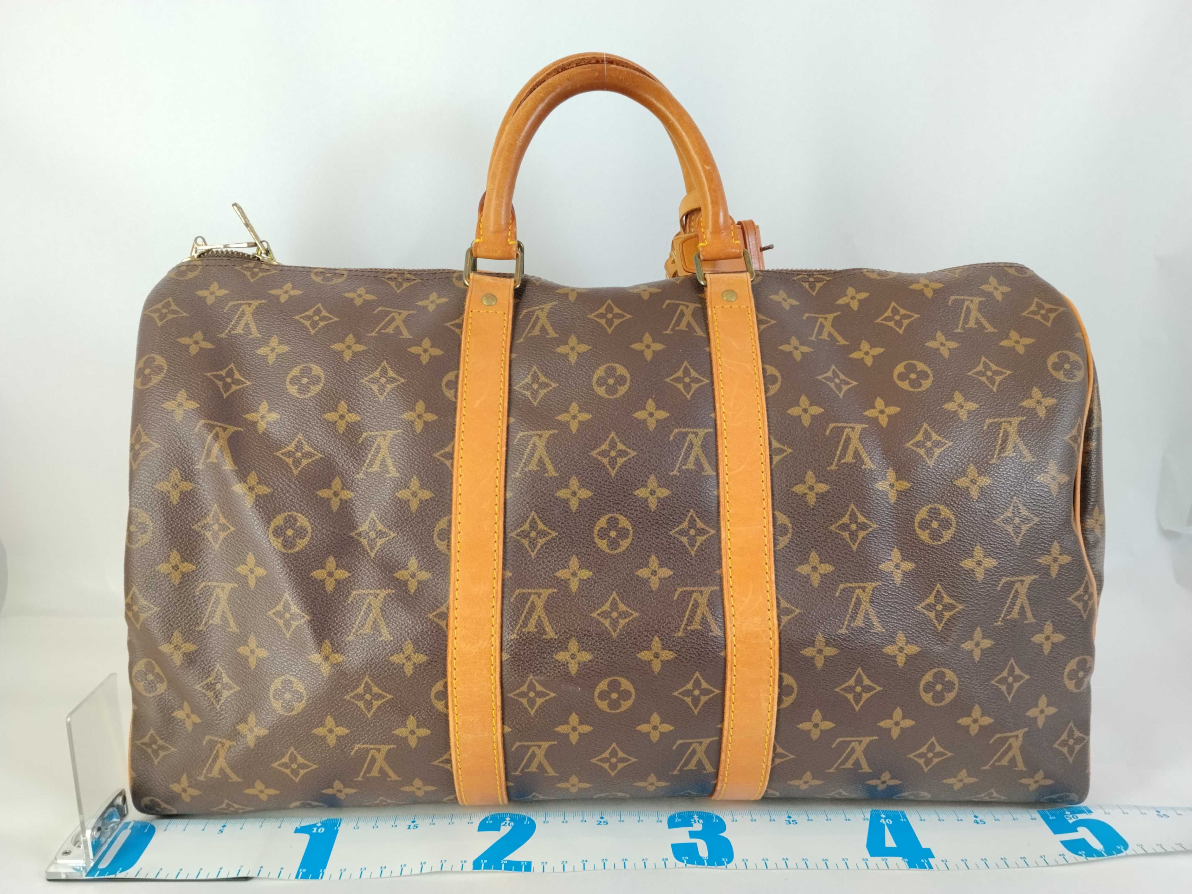 Monogram Keepall 45 M41428 VI884 Brown Boston Bag — view 2