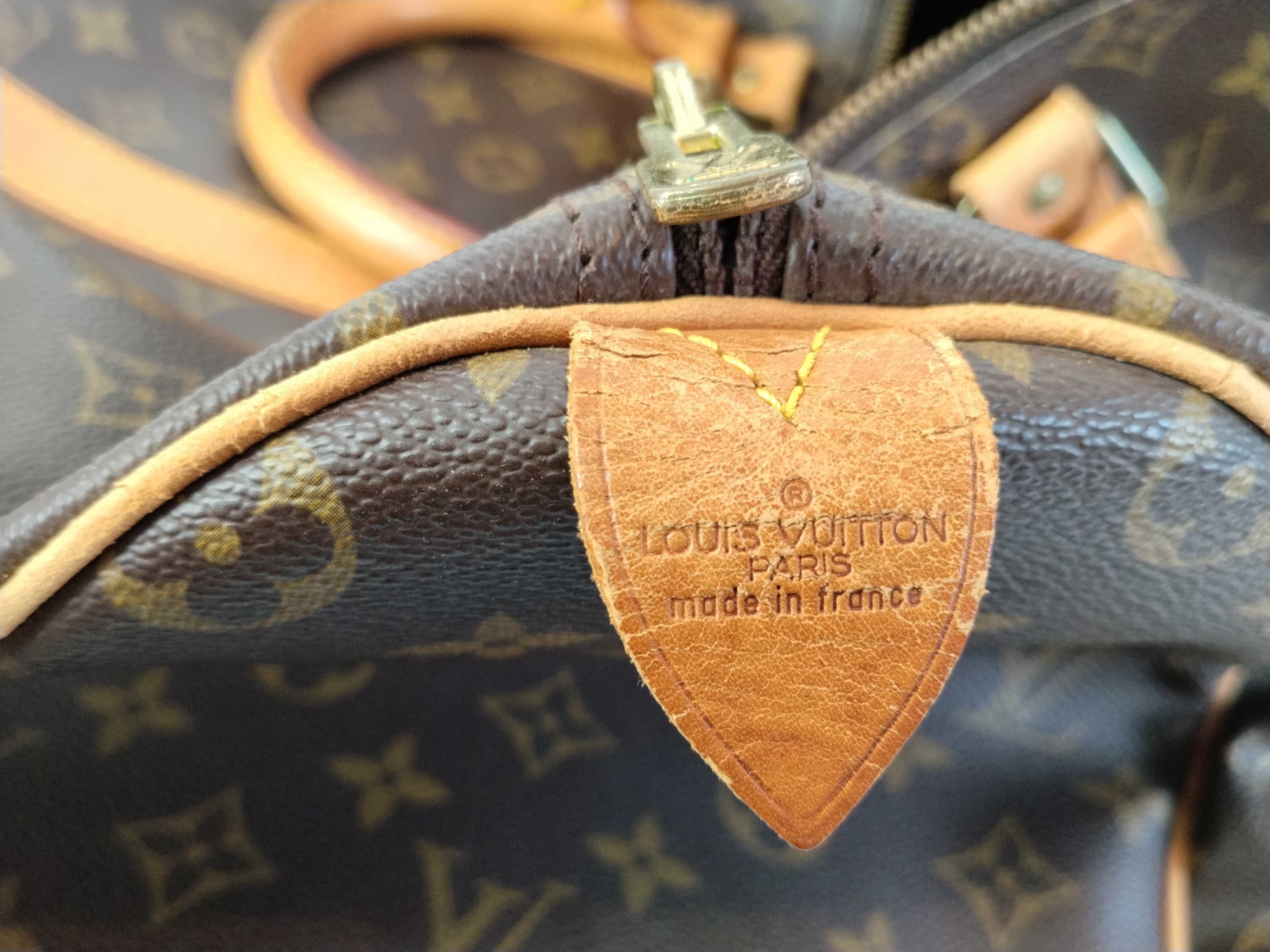 Monogram Keepall 45 M41428 VI884 Brown Boston Bag — view 12