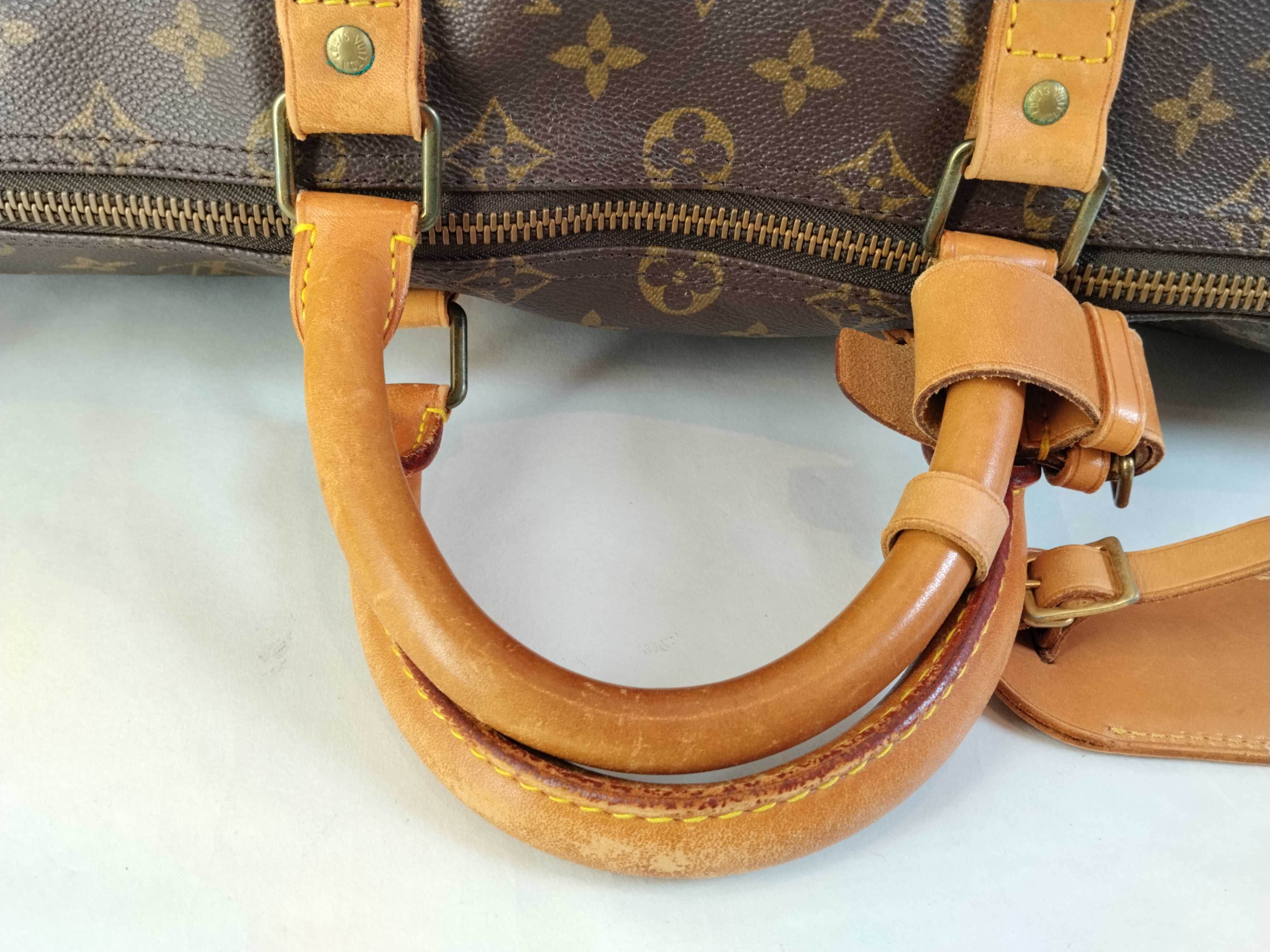 Monogram Keepall 45 M41428 VI884 Brown Boston Bag — view 3