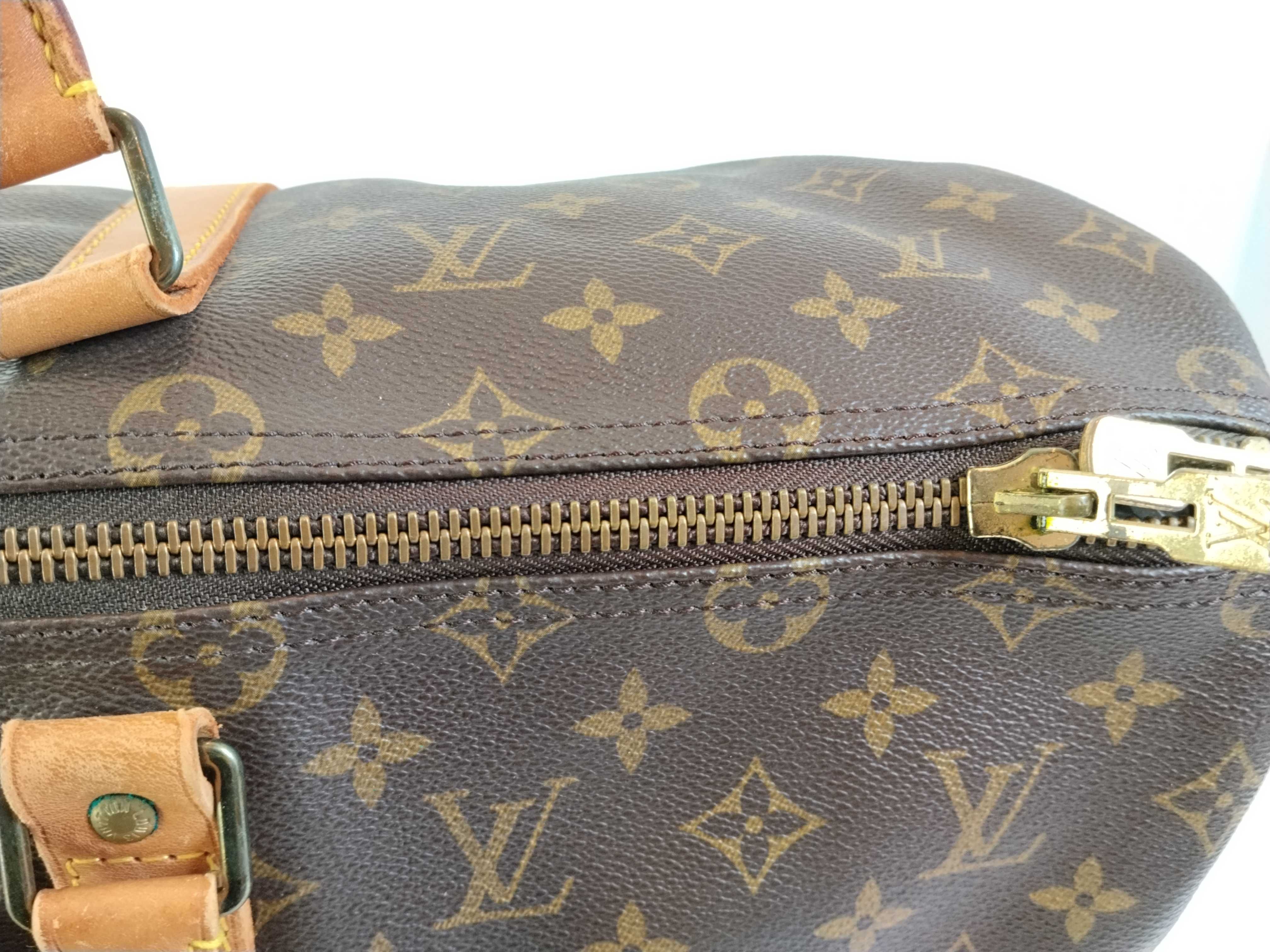 Monogram Keepall 45 M41428 VI884 Brown Boston Bag — view 9