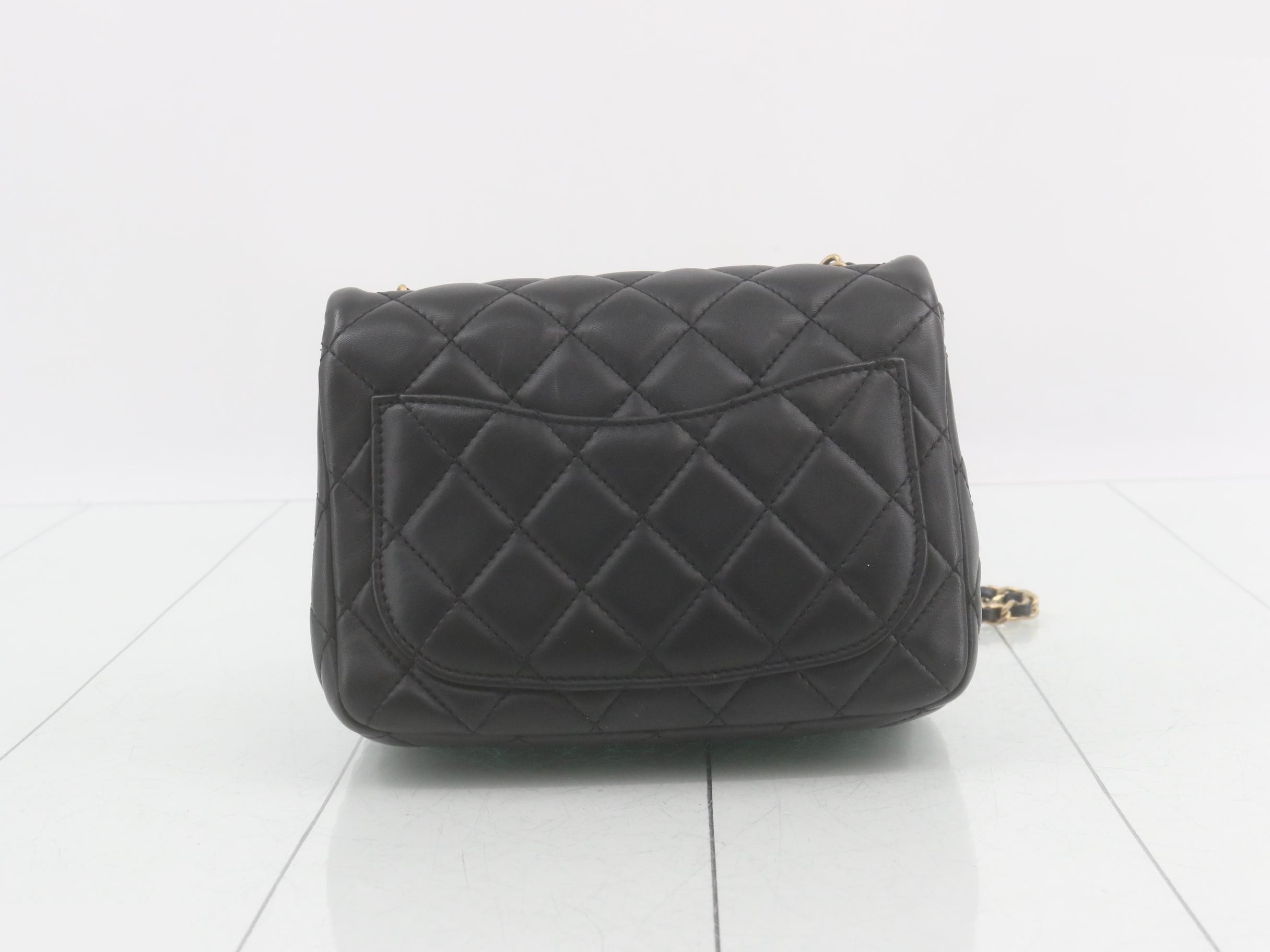 Matelassé Lambskin Turnlock Chain Shoulder Bag — view 2