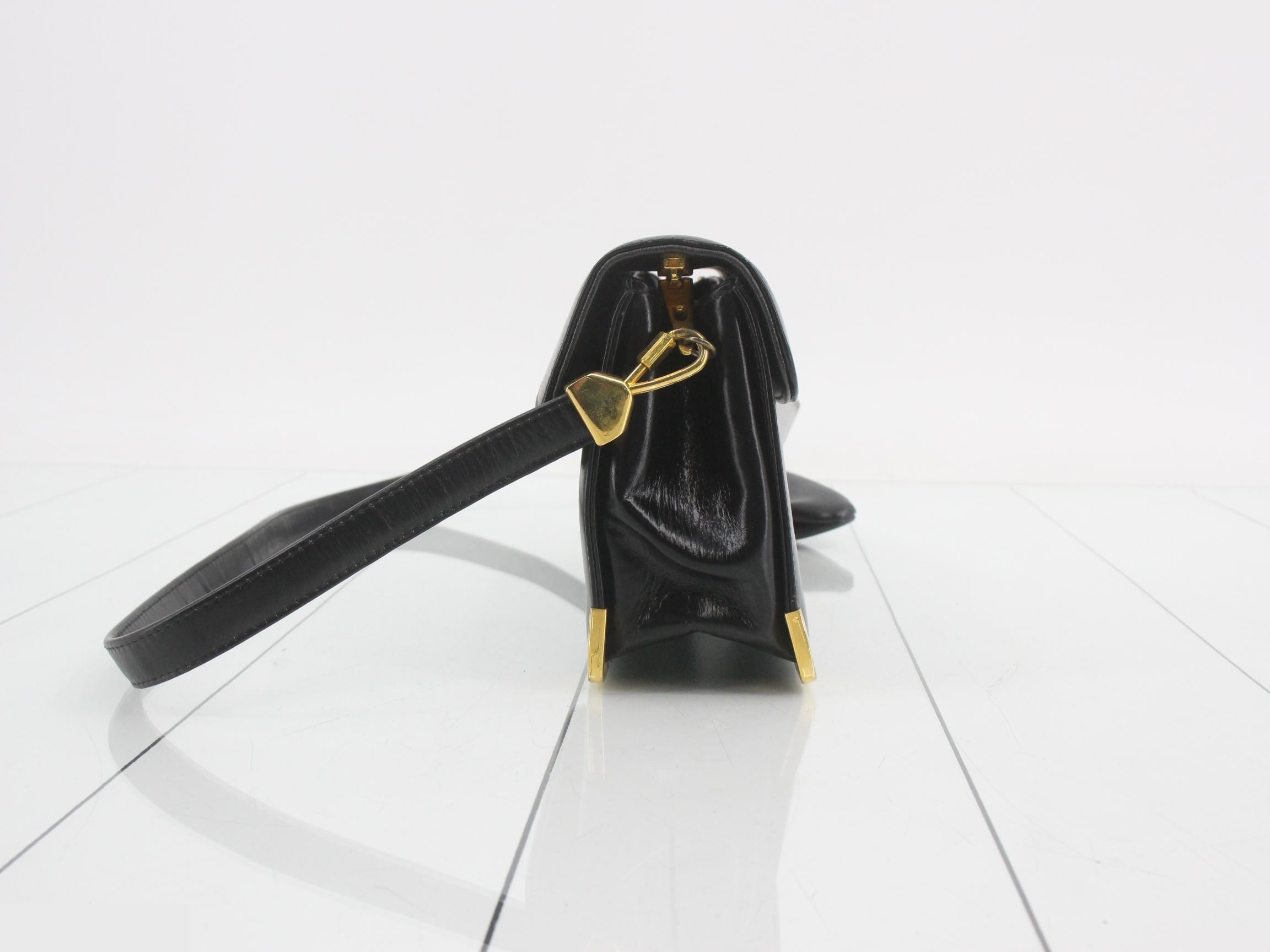 Trotter Leather Shoulder Bag with Coin Purse — view 3