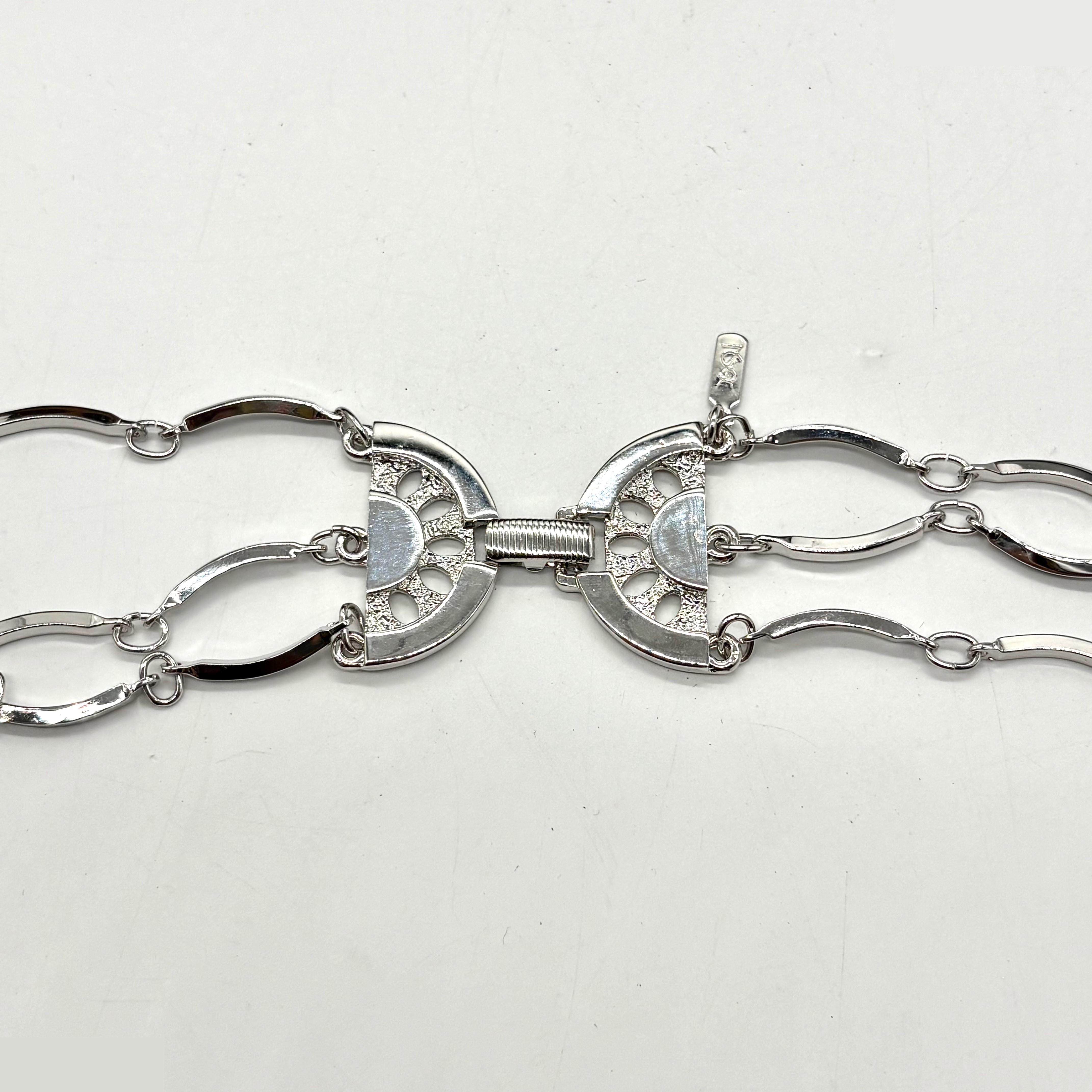 Silver necklace, neck circumference approximately 84 cm — view 6