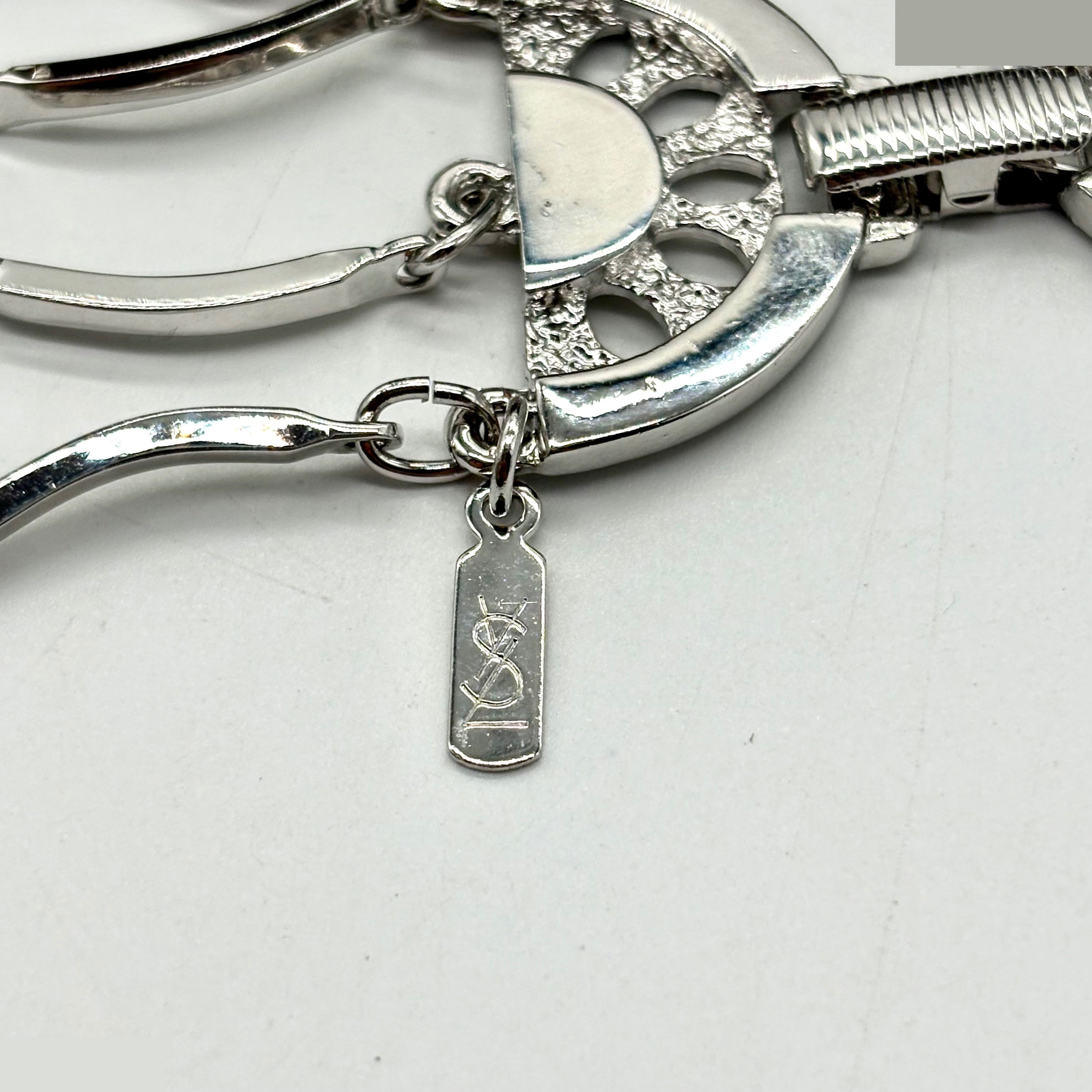 Silver necklace, neck circumference approximately 84 cm — view 7