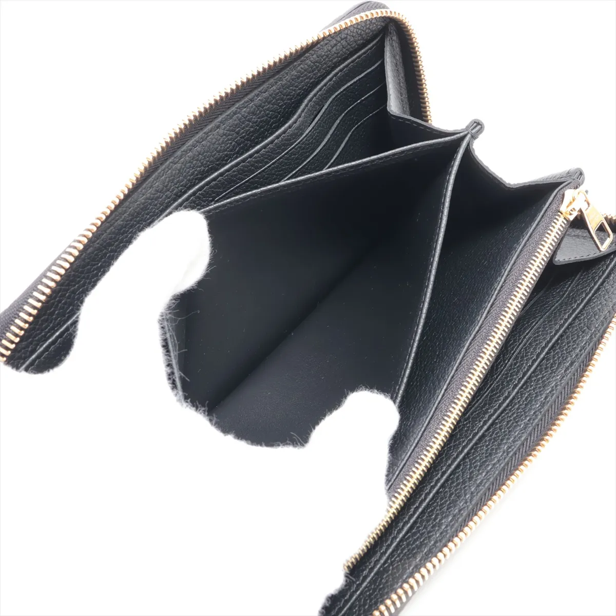 Bicolor Monogram Empreinte Zippy Wallet - Black Round Zip Wallet M28794 (RFID detected) — view 6