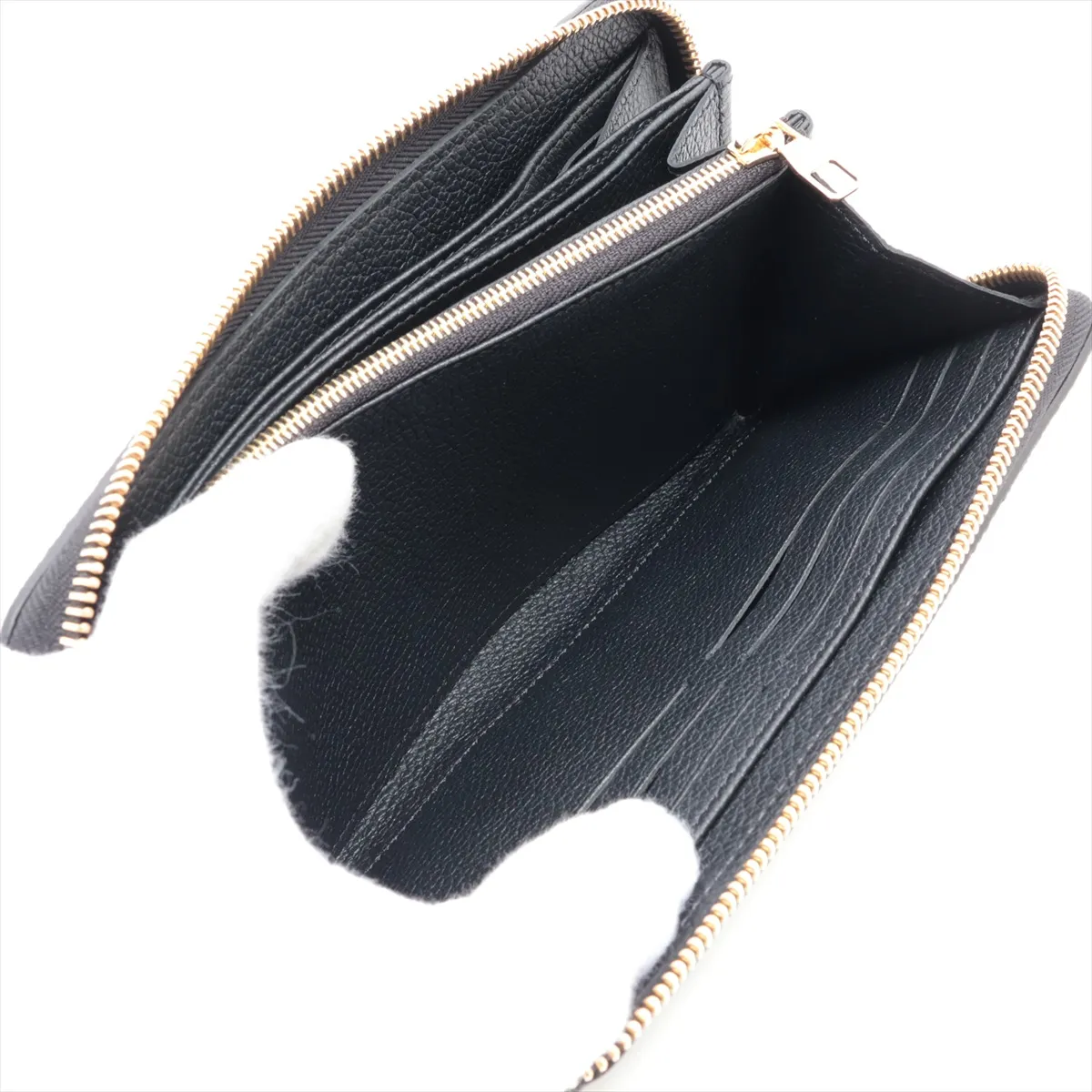 Bicolor Monogram Empreinte Zippy Wallet - Black Round Zip Wallet M28794 (RFID detected) — view 8
